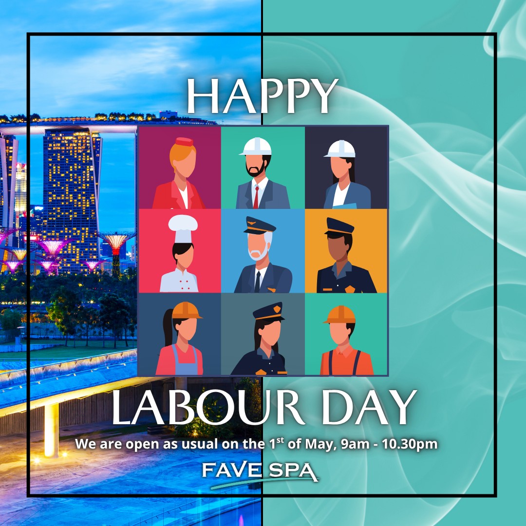 Take it slow, take it easy, take care. Happy Labor Day!
We are open as usual today.
.
Indulge yourself in a rejuvenating session with our
certified and well-loved therapists at an affordable price
starting from $68/hr.
Call 62430441 or message us at https://wa.me/
6587956578 for a session today!
Visit www.favespa.sg for more details!
We are at 56 New Upper Changi Road #01-1330
Singapore 461056 ❤️
.
#favespa #massagetherapy #massage #bedok
#bedokmassage #changi #changimassage #sgpromo
#goodmassage #sgspa #sgmassage #singapore
#singaporegirl #sggirls #singaporecity #massagespa