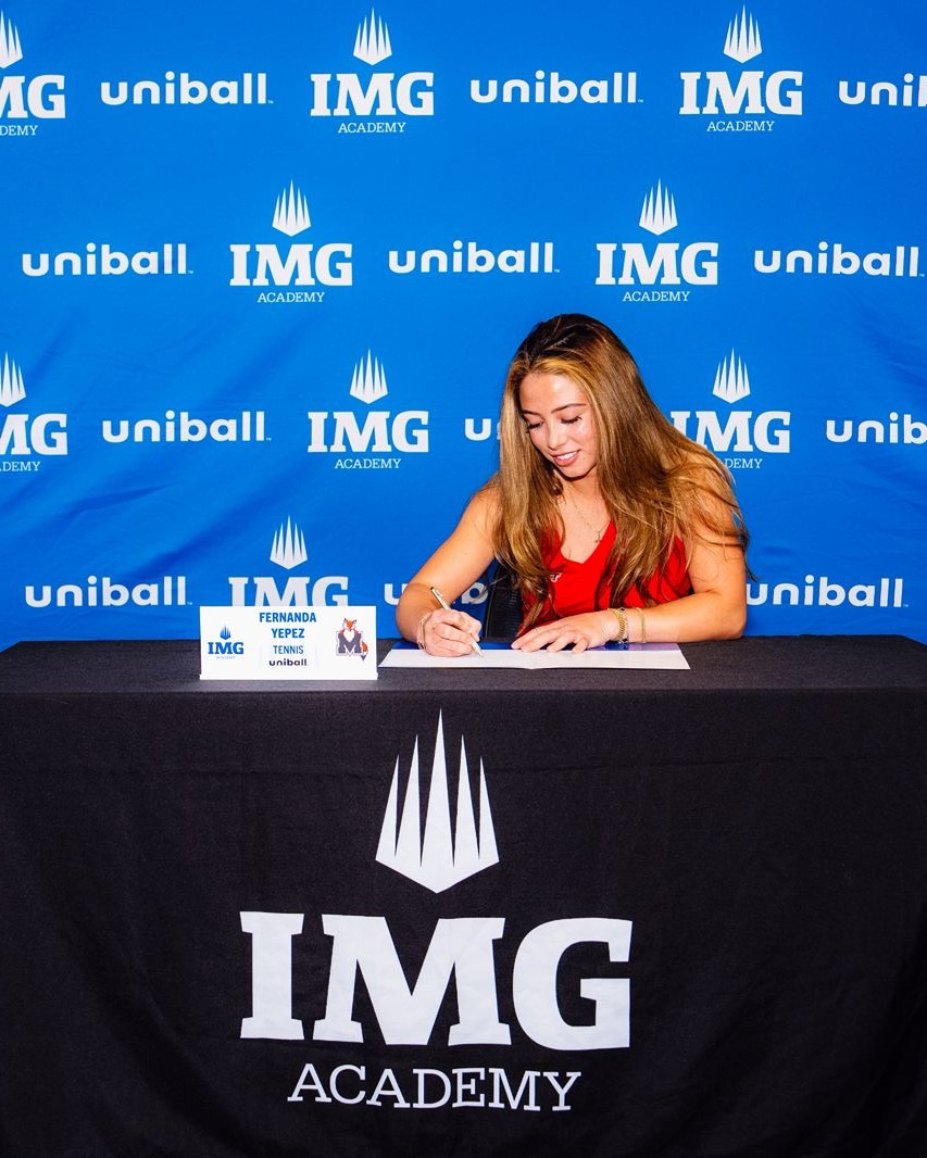 We are proud to share the achievement of Fernanda Martínez Yepez, VA Campus former student, who, thanks to her outstanding tennis skills, has been accepted to the IMG Academy and has signed with the Marist University in New York. We congratulate Fernanda and wish her continued success. 🎾👏 #WeAreISR