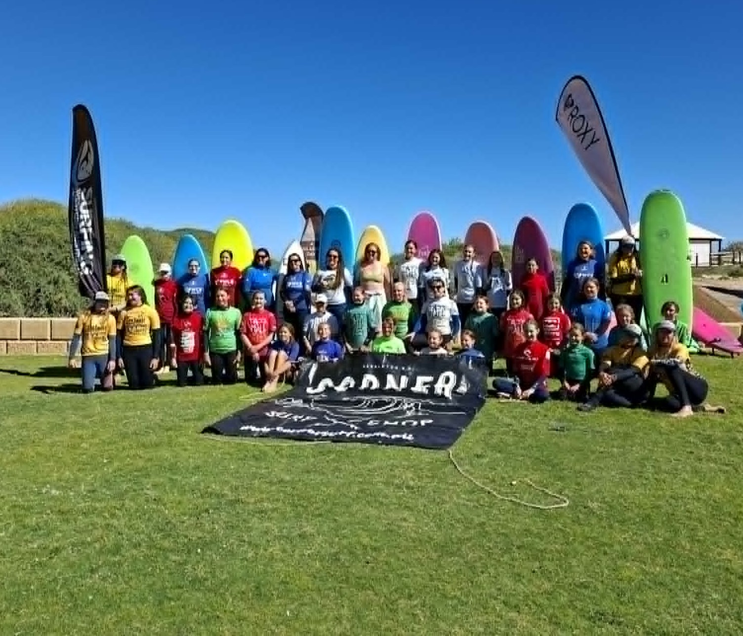 GIRLS ONLY SURF DAY
Thank you girls. Thank you ladies. Thank you coaches.
Thank you parents.
Top morning. Let's do it again (once I recover)!!
#surfingwa #roxyaustralia #feelgoodinc #cornersurfshop #aglassydaysurfcoaching
www.aglassyday.au