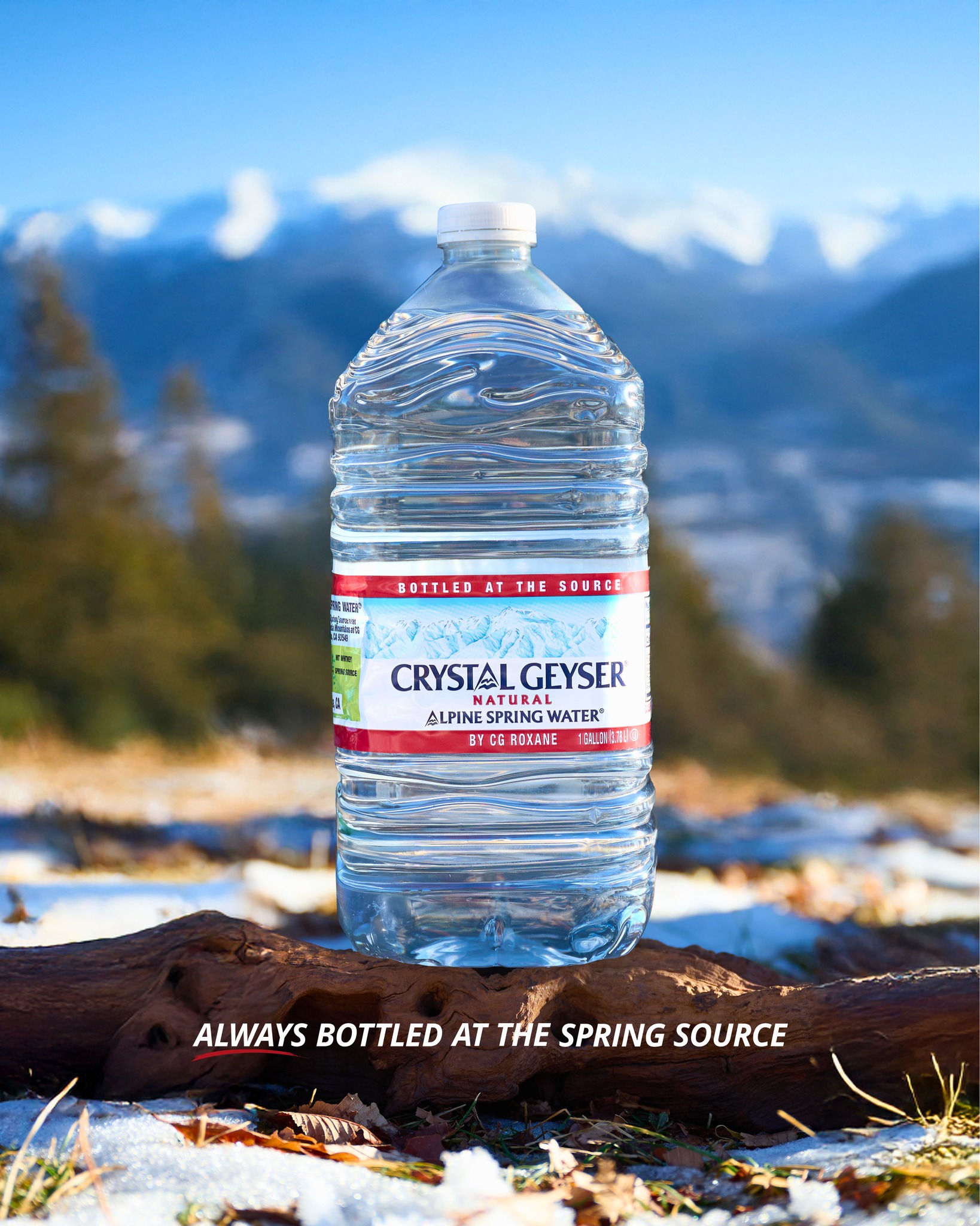 It all starts at the spring. Always has. Always will. 🏔️
#CrystalGeyser #AlpineSpringWater #BottledAtTheSpringSource #StayHydrated