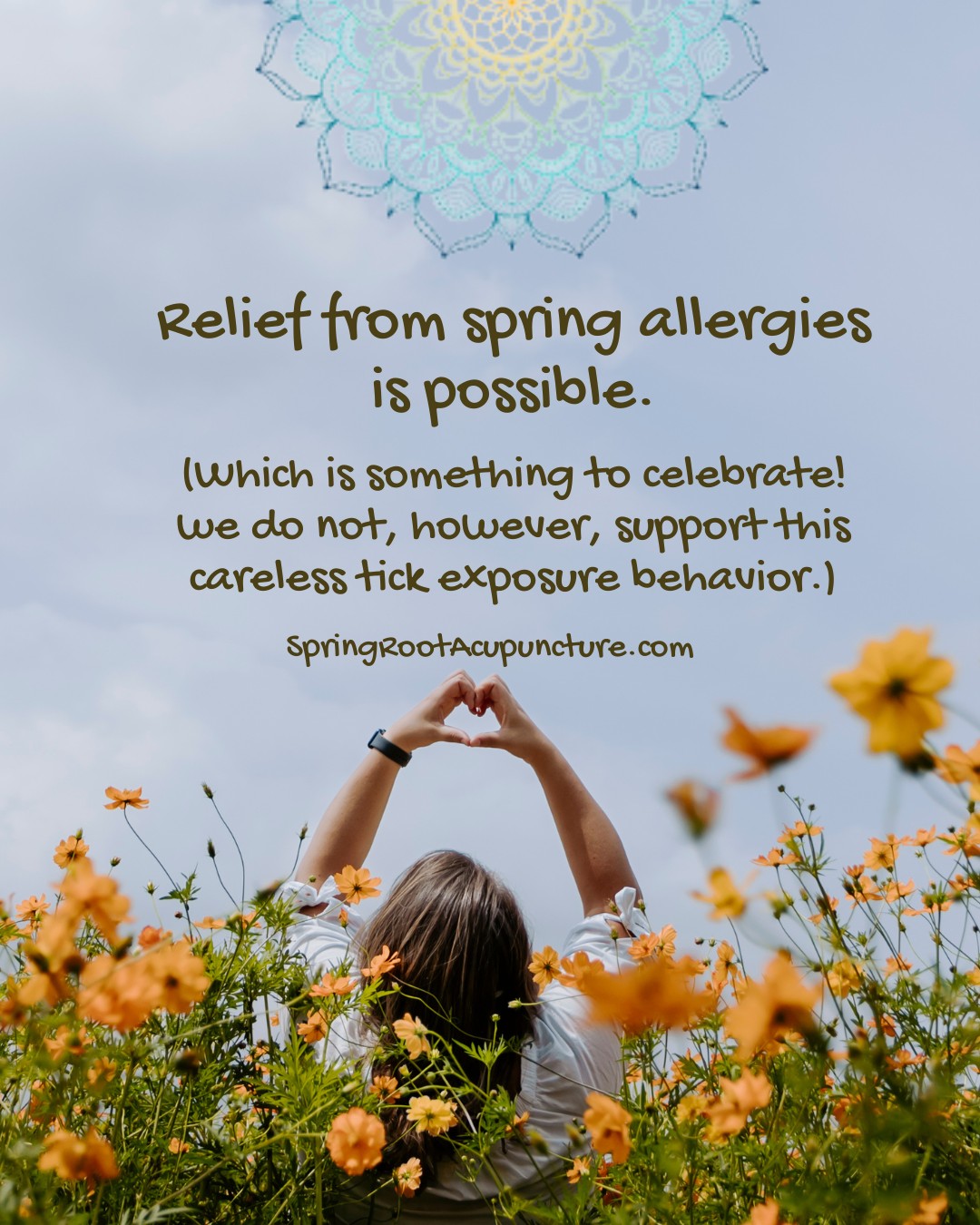 T'is the season for allergies. We can help!
And, please be aware out there, we're seeing so many patients report tick bites, even just from being in their own yard.
📍 40 Main St N. Woodbury, CT 06798
📞 203-266-9088
🌐 www.springrootacupuncture.com
#SpringRootAcupuncture #acupunctureclinic #litchfieldcounty #connecticutacupuncture #NeuropathyRelief #neuropathy #NeuropathyTreatment #womenshealth #anxietyrelief #backpainrelief #griefsupport #ChronicPainRelief #overallhealth #Wellness #WoodburyCT #litchfieldcountyct #PainFreeLiving #backpain #allergyrelief