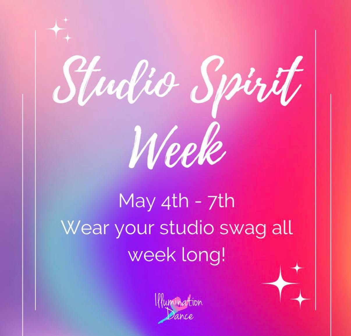 Studio Spirit Week Starts TODAY!!
https://www.illuminationdance.com/blog