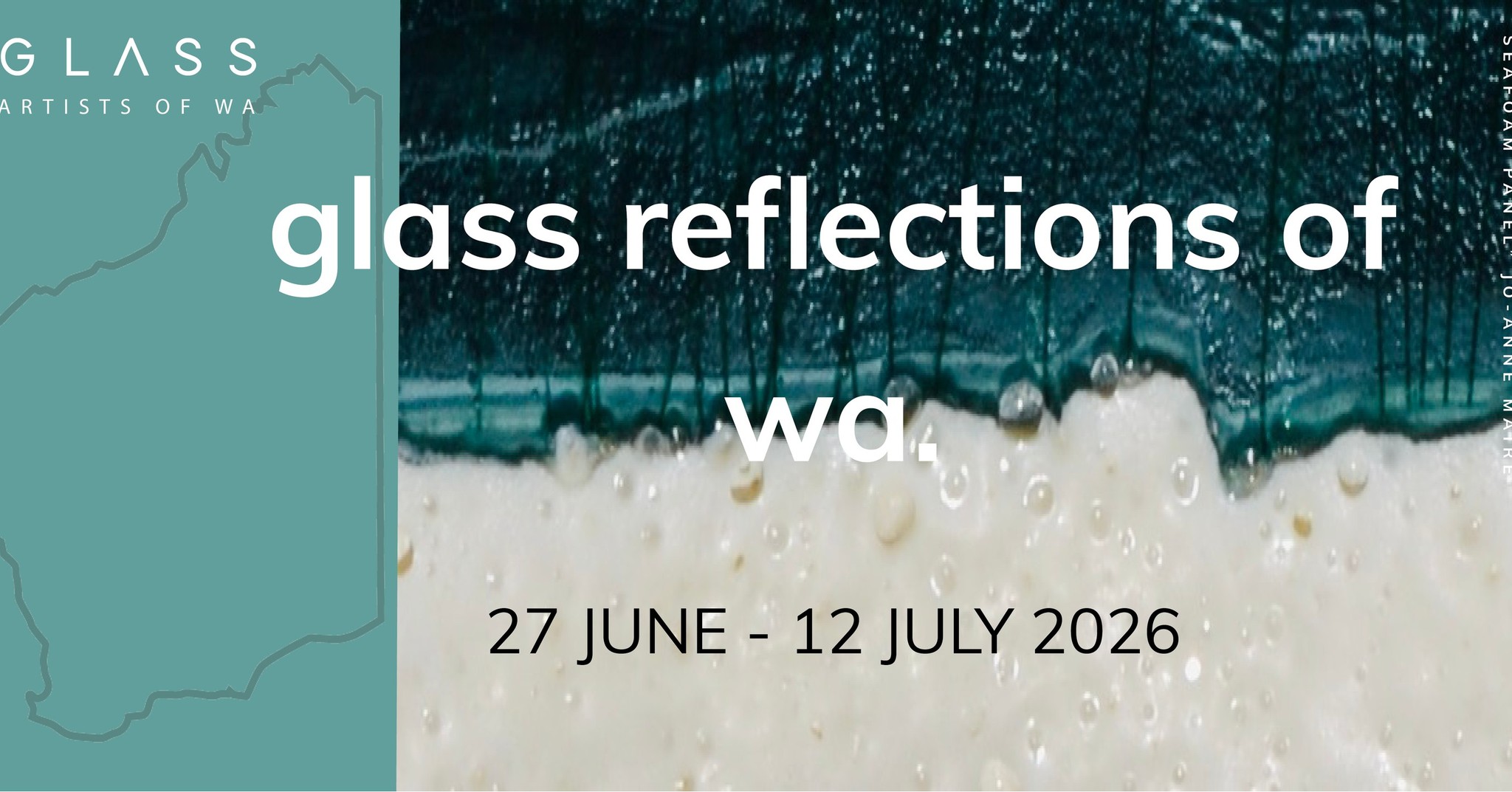 I have 3 pieces in the upcoming exhibition, Glass Reflections of WA, at NMTAFE Shopfront Gallery, 149 Beaufort St, Northbridge. Exhibition opens on Sat 27 June 1-3pm and continues until 12 July. 21 glass artists exhibiting their work with 59 pieces of contemporary glass art.