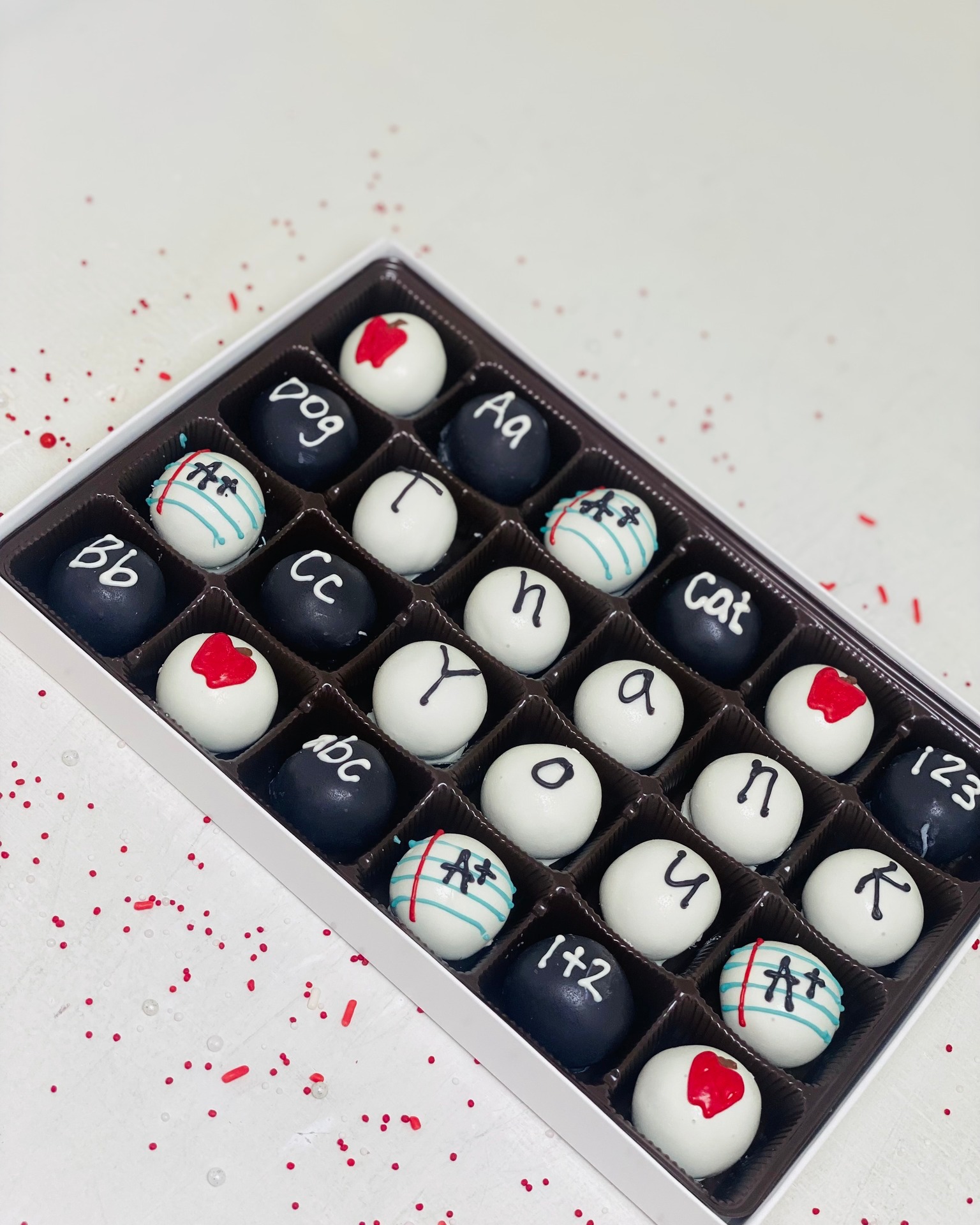 It is a CRAZY week for sweet treat lovers!
We have so many goodies lined up for you to snag or share! Multiple occasions to celebrate this week like:
5/4- Star Wars Day - Decorated Cookie Set of 8
5/5- Cinco De Mayo- Decorated Cookie Set of 2
5/4 - 5/8- Teacher Appreciation Week- Cookies, Cookie Cakes, Cake Bites, and more!
5/6-5/12- Nurse Appreciation Week- Cookies, Cookie Cakes, Cake Bites, and more!
Make sure you stop by this week and check out what we have in-store!
Order online for pickup at ordersweets.net