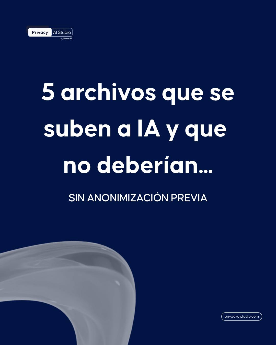 Contratos, expedientes, escritos, peritajes y declaraciones ya se están usando todos los días en herramientas de IA para resumir, analizar y redactar información.
El problema es usar IA sin control sobre los datos que se le cargan.
⚠️ información confidencial en plataformas externas
⚠️ falta de trazabilidad
⚠️ pérdida de control institucional
⚠️ riesgos de compliance y privacidad
La inteligencia artificial no debería implementarse sin gobernanza.
Por eso desarrollamos Privacy AI Studio:
🔹 detecta datos sensibles automáticamente
🔹 anonimiza antes de usar IA
🔹 mantiene el procesamiento dentro del entorno de la organización
🔹 permite trabajar con IA sin exponer información confidencial
➡️ Deslizá para ver qué documentos ya están siendo utilizados en IA y por qué la anonimización previa dejó de ser opcional.
💬 Si querés conocer cómo funciona Privacy AI Studio, escribinos para solicitar una demo.
#Anonimización #InteligenciaArtificial #PrivacidadDeDatos #Compliance #LegalTech