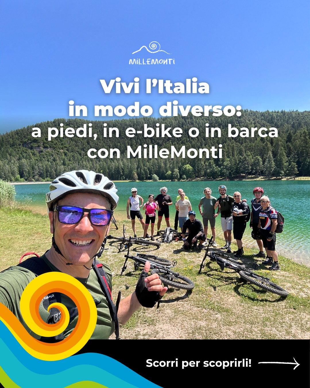 Quante volte hai visitato un luogo… senza arrivare davvero a capirlo? 🤔🌍
La differenza non è la meta. È il modo in cui la vivi ✨
Con MilleMonti scegli un approccio diverso:
🗺️ itinerari progettati con cura, non improvvisati
🥾🚴♂️🚤 esperienze attive, da vivere a piedi, in e-bike e anche in barca, non solo da osservare
✅ una Guida professionista che ti aiuta a leggere il territorio, non solo a seguirlo
Il risultato? Vivi ogni esperienza fino in fondo, ti godi ogni attimo, torni a casa con qualcosa in più 🔝
Nei prossimi mesi abbiamo preparato per te proposte pensate per farti scoprire l’#ITALIA 🇮🇹 in modo autentico, con un’organizzazione precisa e senza pensieri.
👉 Scorri il carosello e scoprile subito!
#millemonti #outdoors #trekking #viaggiare #viaggio #vacanza #viaggiotrekking #vacanzedigruppo #viaggiodigruppo #viaggioinbicicletta #viaggioinbarca
@sportlandweb_ @kayland_official @rockexperienceofficial @guidealpinelombardia @guidealpine_italiane