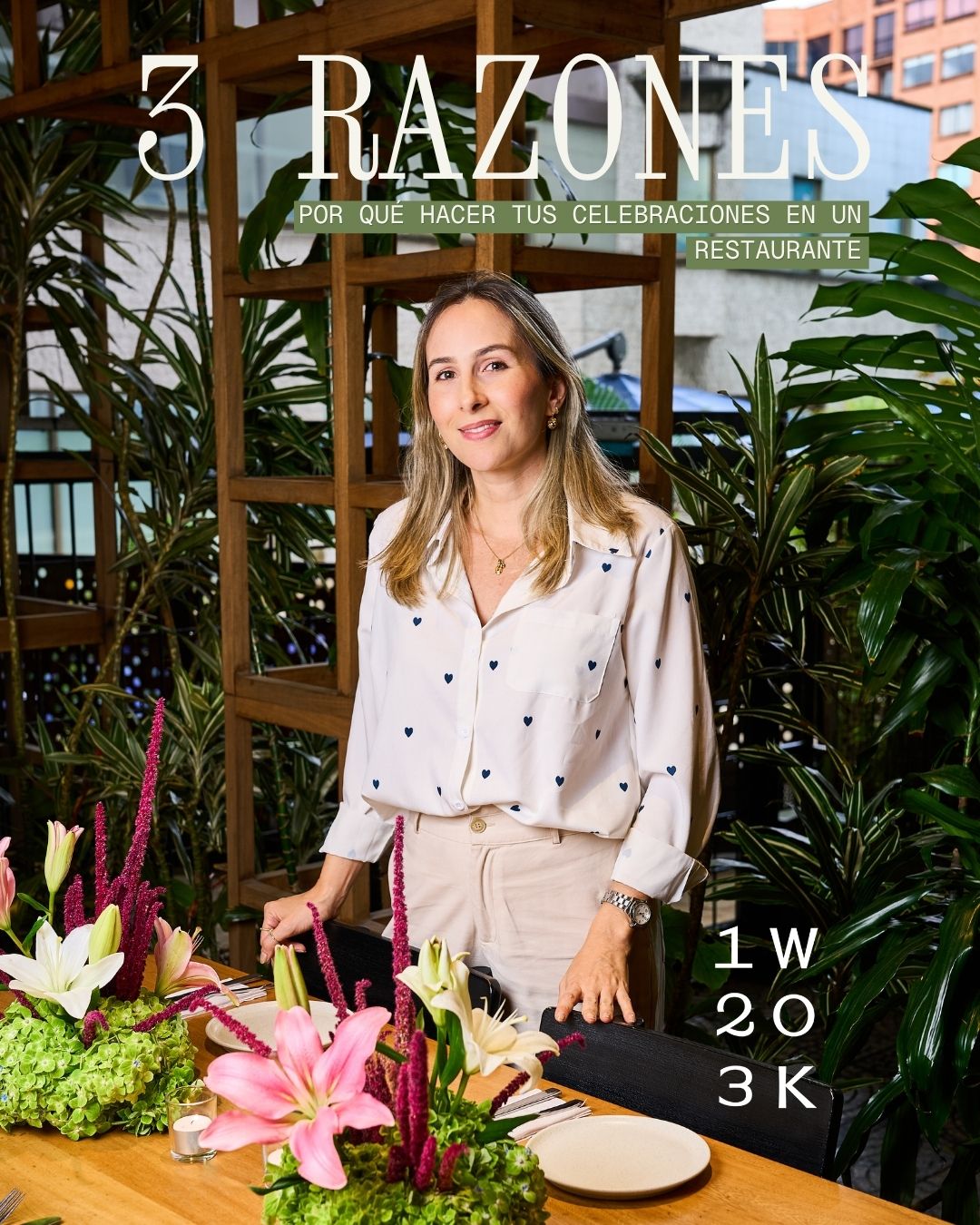 Si realmente quieres que tu mamá celebre su día, llévala a un restaurante.
En @123wok tenemos todo en su punto para que la celebración salga de maravilla.
1- Decoración con @vilucaeventos , que puedes reservar con tiempo para darle un toque especial a tu mesa y adicional un detalle de arreglo floral a tu mamá.
2- Nuestro hermoso personal listo para atenderte con una gran sonrisa.
3-Bebidas refrescantes para brindar por esa gran mamá.
4- Platos exquisitos para compartir en familia.
5- Variedad de Postres para terminar de endulzar el día.
Te esperamos 💃👏💐
📍Centro Comercial Oviedo
📍Laureles - Ed. Armónico (Con parqueadero público)
📍Mall Interplaza
📍El Tesoro - Sunset