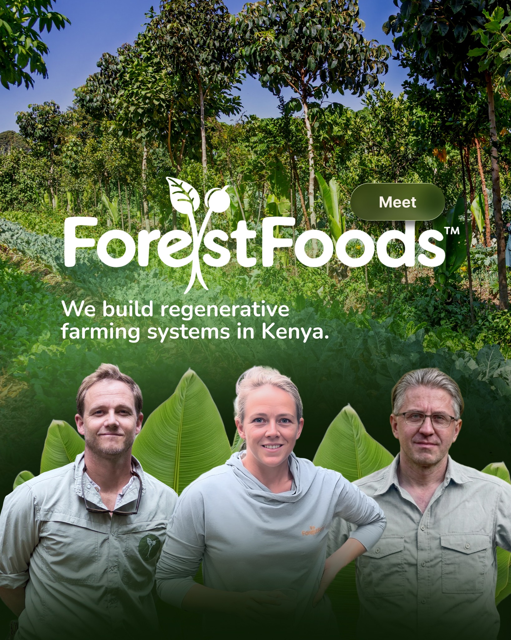 Meet ForestFoods.
For over 10 years, we have been building regenerative farming systems in Kenya not as an idea, not as a trend, but as real farms, real training, and real proof on the ground.
ForestFoods exists to show that agriculture can do more: grow nutrient-rich food, restore soil, support biodiversity, create skilled work, and build long-term value where food is produced.
What already exists matters: regenerative farms, thousands of farmers trained, living systems in the field, and a model tested over time.
Regenerate Kenya is the next chapter. We’re bringing that proof into a new coastal project in Shimba Hills.
Follow along as we build toward the launch.
#ForestFoods #RegenerateKenya #RegenerativeAgriculture #Agroforestry #KenyaCoast #SyntropicFarming