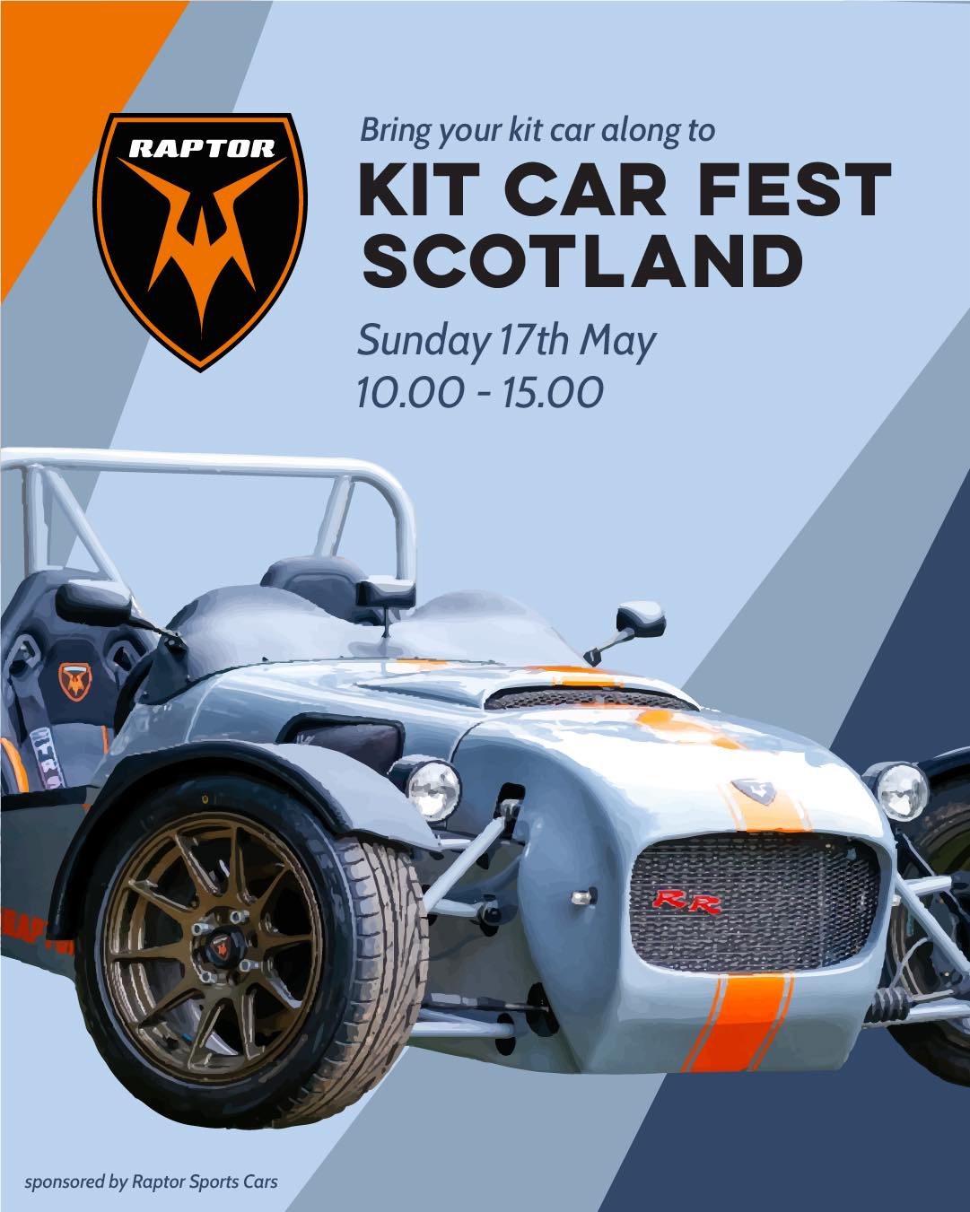 🏎️⏳ One week to go until Kit Car Fest Scotland!
Join us on Sunday 17 May at Dundee Museum of Transport for a high-octane celebration of creativity, engineering and unique builds.
From sleek sports replicas to one-of-a-kind custom creations, Kit Car Fest is always packed with incredible vehicles and a brilliant atmosphere.
This year’s event is proudly sponsored by Raptor Sports Cars.
Own a kit car? There’s still time to get involved - email manager@dmoft.co.uk to register your vehicle.
📍 Dundee Museum of Transport, Market Mews
📆 Sunday 17 May
⏰ 10am - 4.30pm