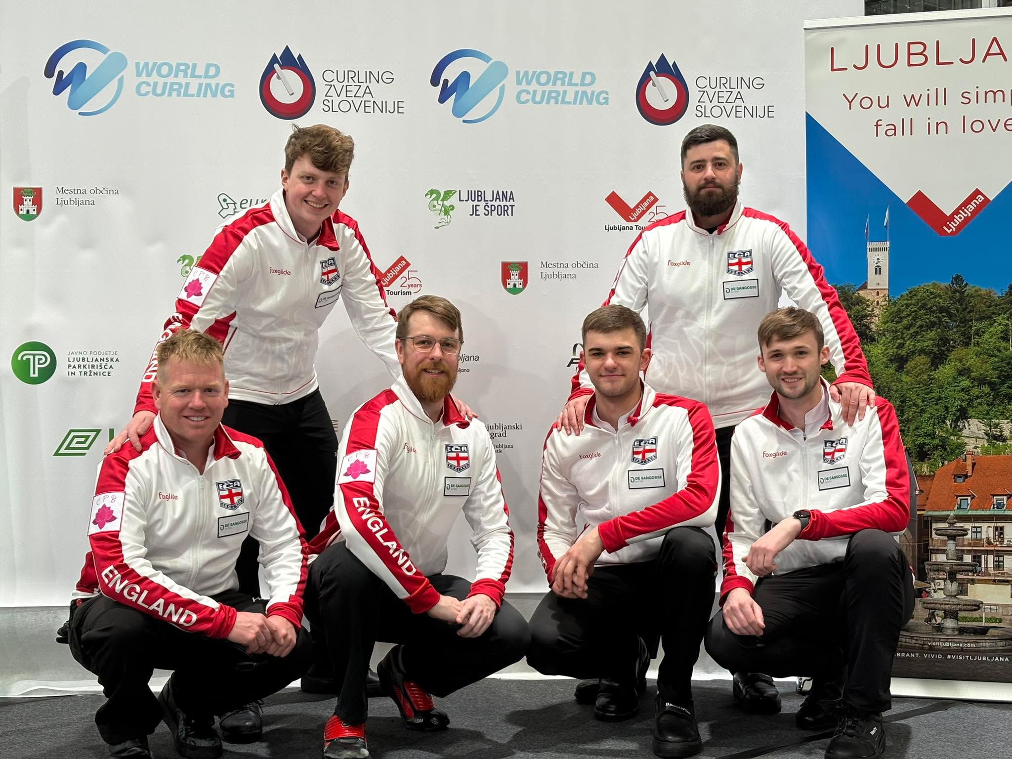 Two of Glendale curling clubs members have started their campaign to propel England into @worldcurling Championship B division in November. As reigning @english_curling champs, Andrew Reed and @callum_mclain will try and gain promotion from the European division which is being contested in Ljubljana, Slovenia. They will play eight group matches and started today with a 8-4 win over Croatia. Tomorrow they play Bosnia (3pm); Ukraine on Thursday at 1pm; Lithuania on Friday at 1pm; Saturday v Hungary (8am) and Georgia (6pm); and on Sunday against @sloveniacurling (8am) and @curlingserbia at 6pm. Wishing @teamreedcurlingeng a successful week