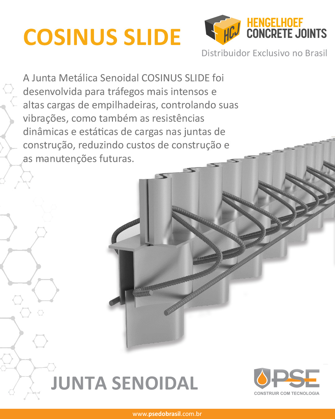 🔝 Junta Metálica Senoidal para Pisos HCJ COSINUS SLIDE...
A Junta Metálica Senoidal COSINUS SLIDE foi desenvolvida para tráfegos mais intensos e altas cargas de empilhadeiras, controlando suas vibrações, como também as resistências dinâmicas e estáticas de cargas nas juntas de construção, reduzindo custos de construção e as manutenções futuras.
A PSE é distribuidora exclusiva no Brasil das Juntas Metálicas HCJ, saiba mais sobre nossas soluções em www.psedobrasil.com.br
👉 Ligue para a nossa equipe Técnica / Comercial 📞19 4141-8344 ou envie um e-mail para ✉ contato@psedobrasil.com.br
#junta #piso #obras #construcao #engenharia