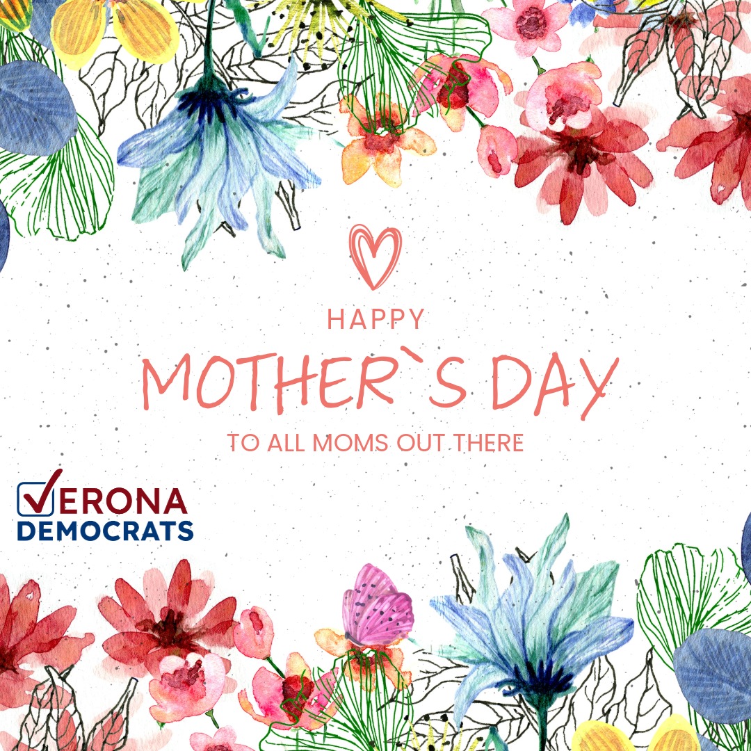 Happy Mother's Day to all the moms of Verona - and a special thank you to the Moms on our Committee! They balance engaging voters with hectic work and family obligations. We appreciate everything they do to help ensure that residents exercise their right to vote! #veronanj