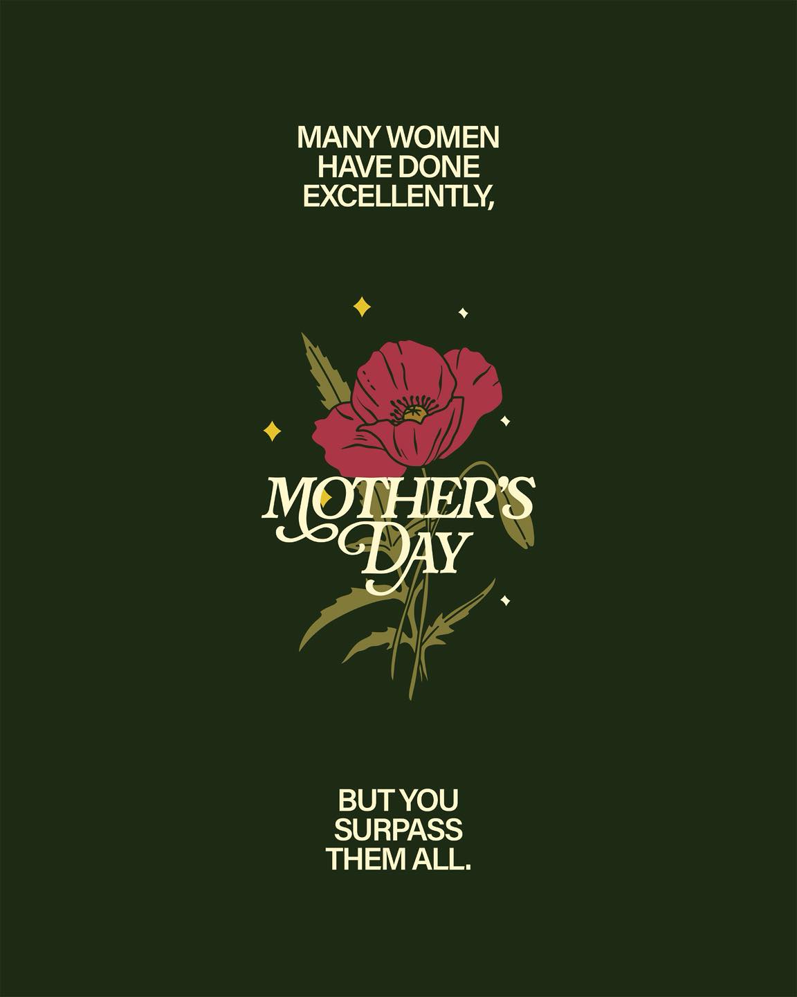 Today, we honor and celebrate all the incredible women who nurture and love so well.