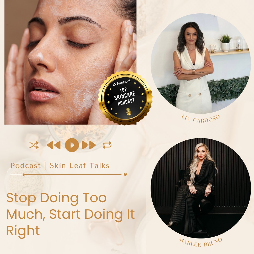 She said it so simply it hit like cold water. 🌊
People don't have a skincare problem. They have a consistency problem.
New episode of Skin Leaf Talks is here — and this one is the conversation I've been wanting to have for years.
I sat down with Marlee Bruno (@@injectorcoach_international) , PA-C and founder of@mindbodysoulmedicalinc and we went there. The trend trap. The over-layering epidemic. The retinol mistakes. The real short list of what actually works — and why less, done right, will always win.
We also talked about what I built Skin Leaf around — and why our Sensitive Facial Oil, Antioxidant Facial Oil, and Anti-Aging Moisturiser exist exactly within the philosophy Marlee lives by in her clinic every day.
No fluff. No product hauls. Just the truth. 🎙
▶ Listen now — link in bio.
#SkinLeaf
#SkincareEducation #CleanBeauty #SkinBarrier #PlantIntelligentSkincare #SkincareScience #PodcastAlert #SkinLeafCosmetics #MarleeBruno #MindBodySoulMedical