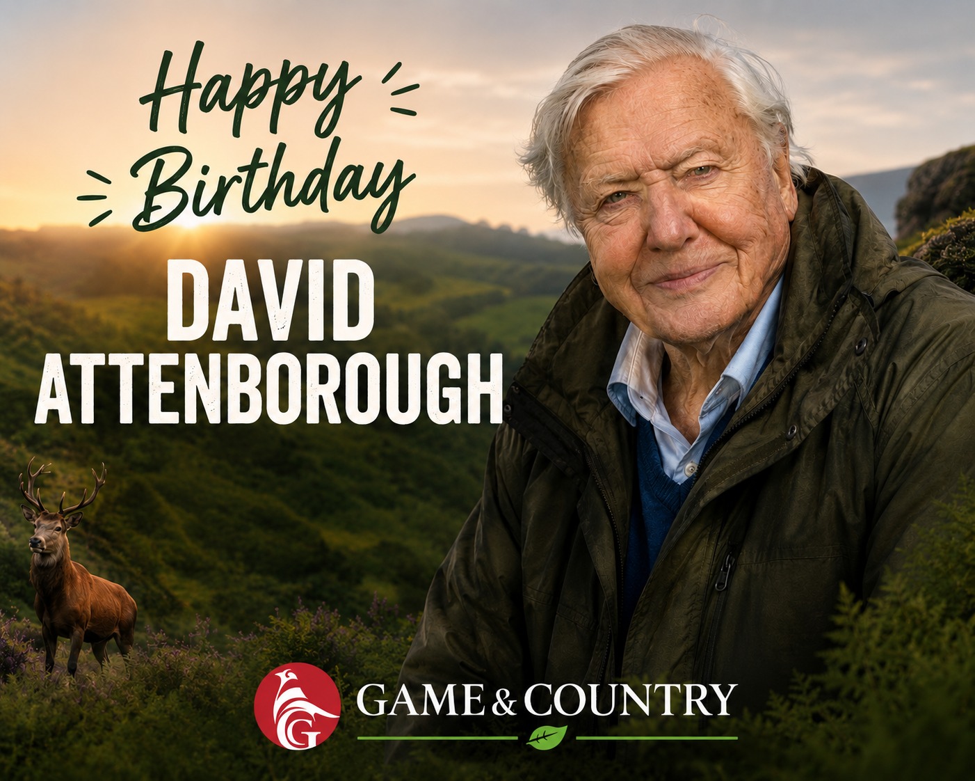 #happybirthdaydavidattenborough
#GameAndCountry
#Wildlife
#Conservation
#Countryside
#PlanetEarth
#NaturePhotography
#Legend
#CountryLife
#VoiceOfNature