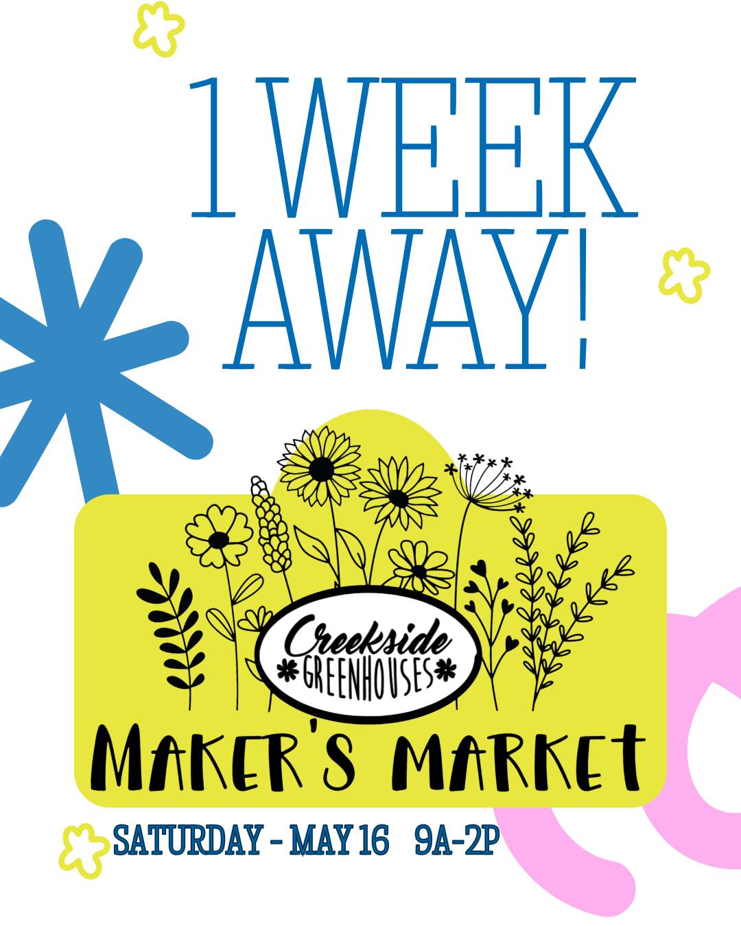 We are so excited!!!
#creeksidegreenhouses #creeksidemakersmarket #creeksidegreenhousesmn #creekside #flowerpower #makersgonnamake #makerspotlights