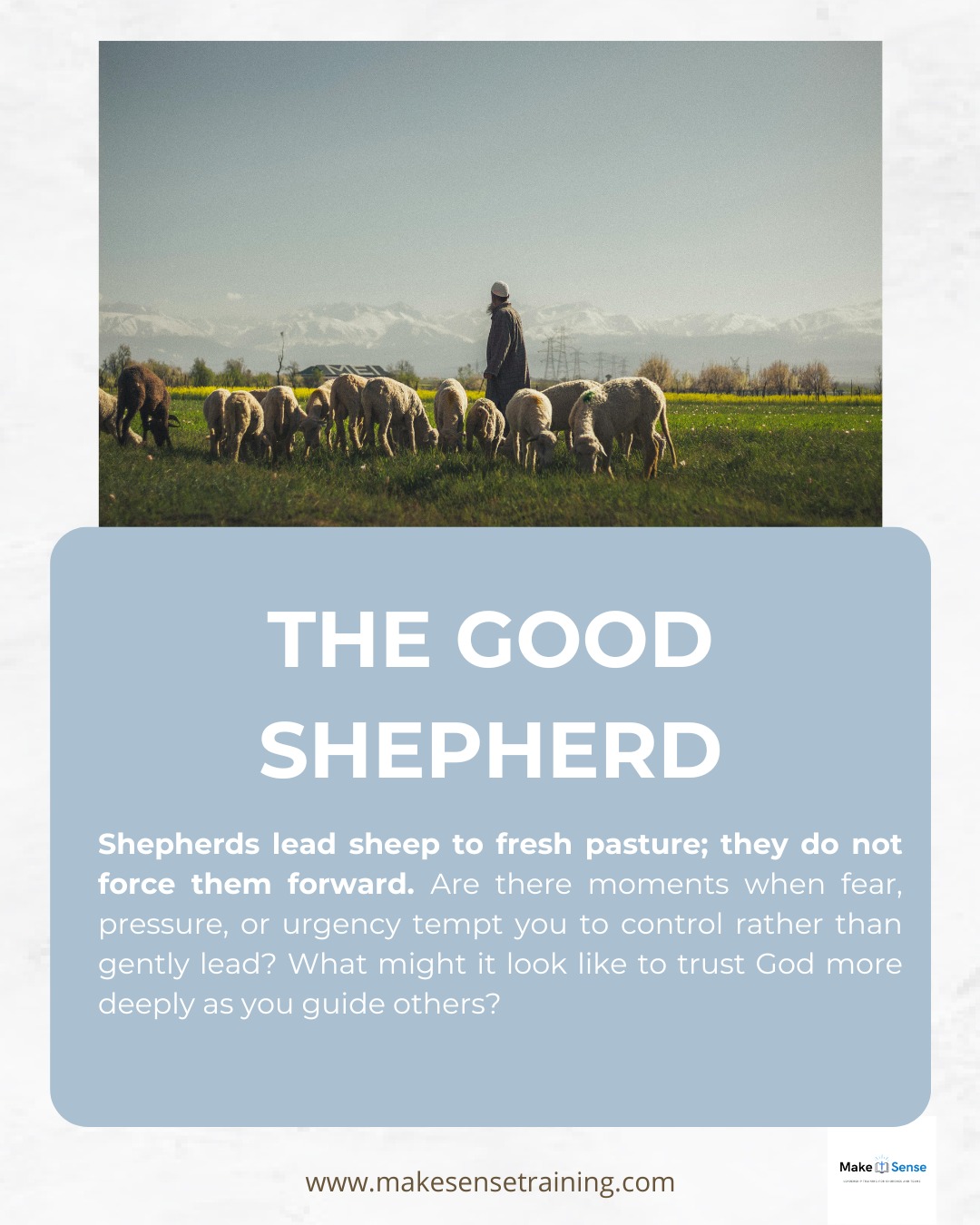 #TheGoodShepherd #jesus #pastoralpresence #pastoralcare #volunteer #churchleadership #churchuk #christianministry