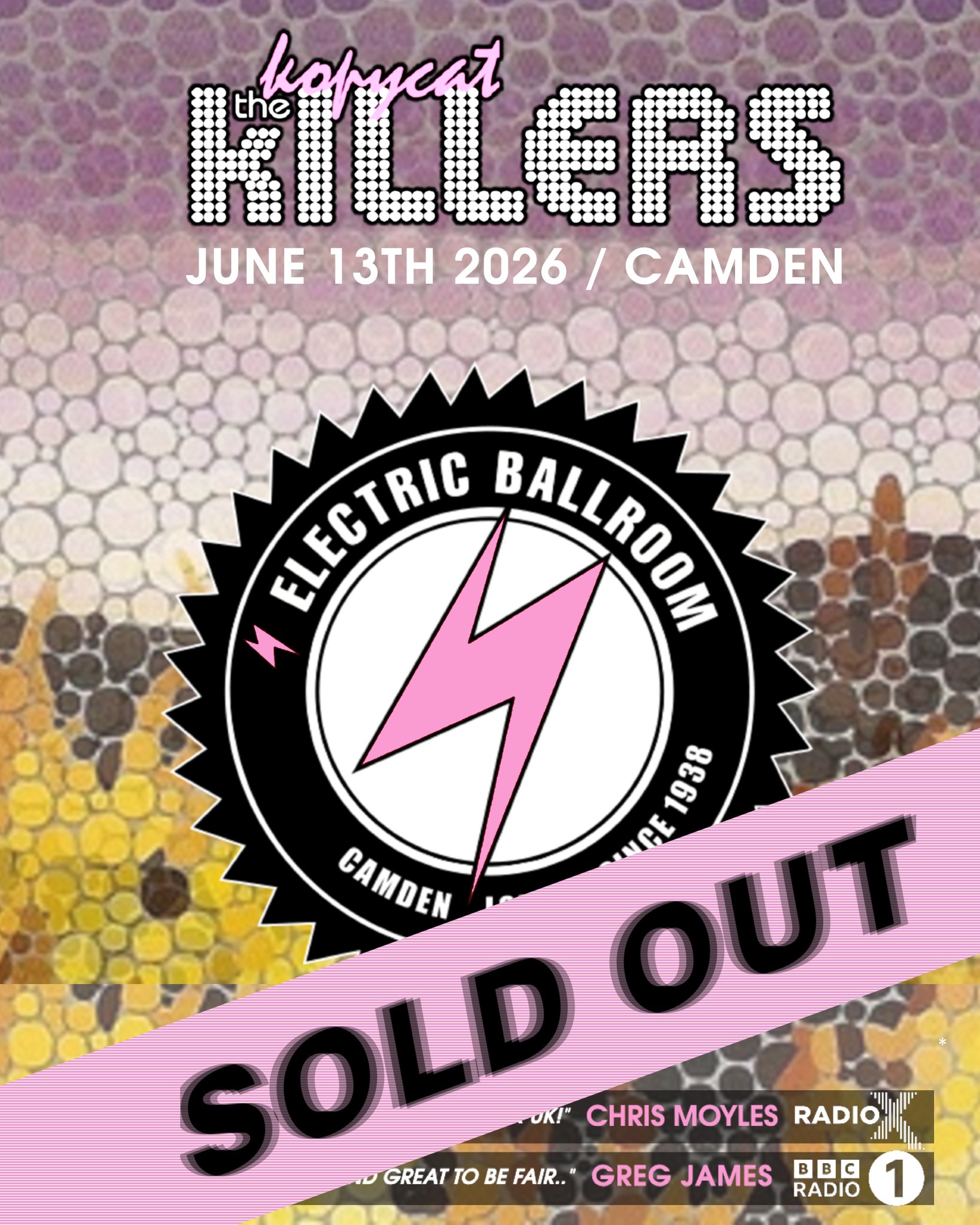 ๐๐๐๐ ๐๐๐ (for the ๐๐ญ๐ก year in a row) one month out @electricballroomcamden
1400 of YOU are ready for another massive night with,
Killers v Monkeys v Fender v Oasis v Kasabian v Kaiser๐ฅ
6 OF THE WORLD'S BEST TRIBUTES!
2026 - 2027 Tours & Tickets at Indiepalooza.co.uk