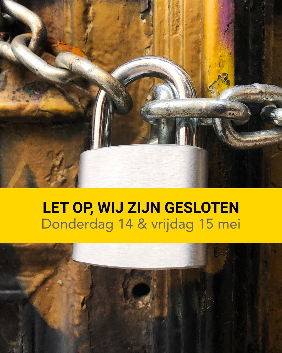 Morgen & vrijdag zijn we gesloten.
Maandag staan we weer voor je klaar en zijn we weer bereikbaar.
Geniet van het lange weekend!
#letopgesloten #hemelvaartsdag #gesloten #vrijdagweeropen #linisol