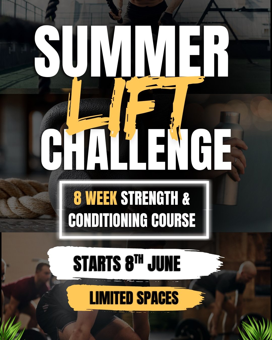 🔥 8-Week Summer Strength & Conditioning Challenge 🔥
Ready to stop “thinking about getting fit” and actually commit?
We’re launching an 8-week structured strength & conditioning programme designed to build real strength, improve fitness, and get you feeling sharp for summer.
📅 Starts: 8th June
📝 Registration opens: 22nd May
We’re opening early interest now, DM us to register your interest...
This is for you if you want:
• Better strength & tone
• Improved conditioning & stamina
• Accountability and structure
• A proper training plan
Just consistent coaching and real progress over 8 weeks.
DM us to register interest today...