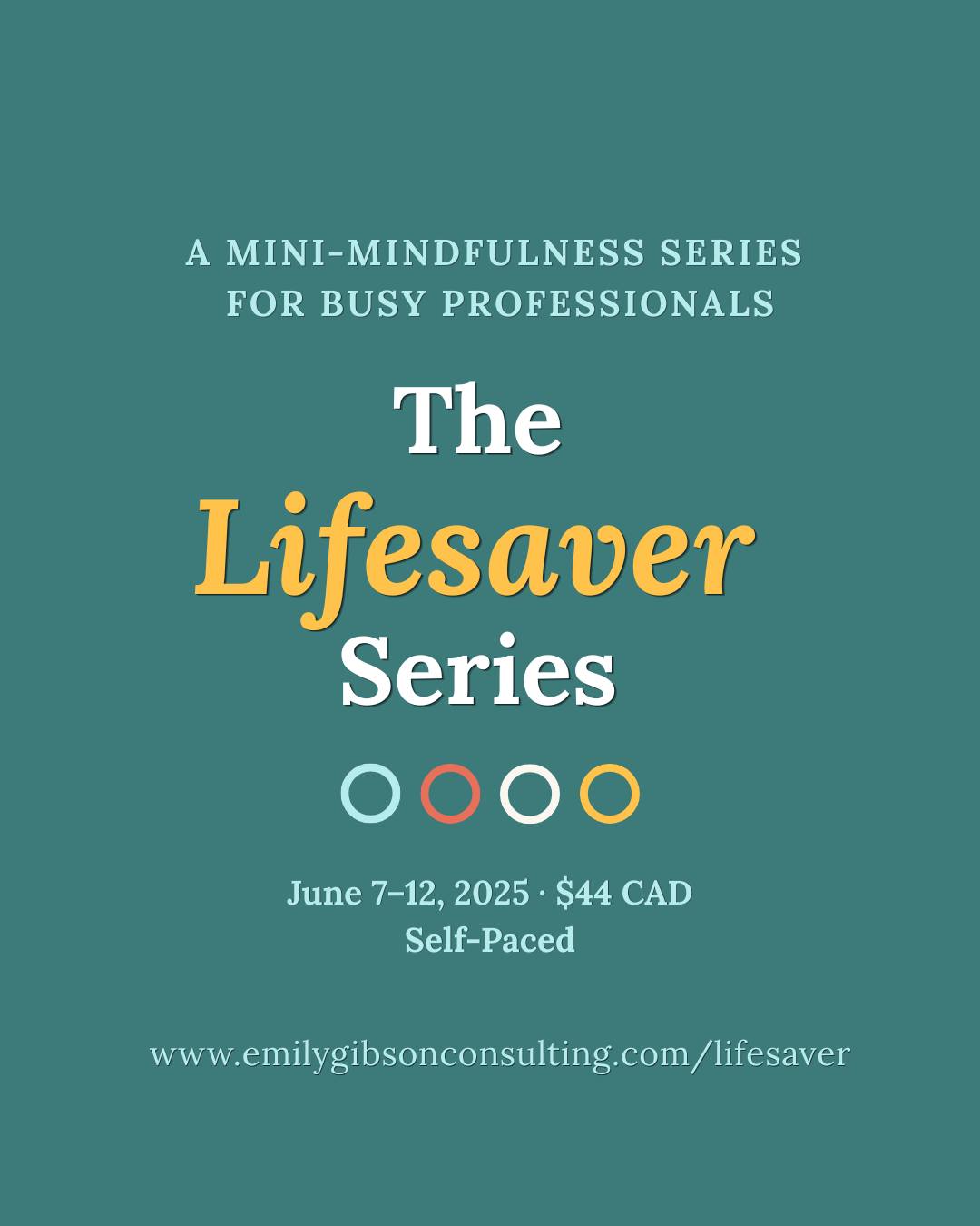 Feeling like life is running you lately? 🍬
Introducing The Lifesaver Series — a 5-day mindfulness mini-series designed for busy professionals who are ready to get back in the driver's seat of their own life.
Not a 45-minute morning routine. Not another thing to feel behind on. Just five short sweet daily practices you can slip into your already-full life — at your desk, in the car, between meetings.
Little drops of goodness, woven throughout your day. Like a booklet of Lifesavers 🍬 (a throwback for the millennials!)— variety, sweetness and just the right size.
Here's what's inside:
🎙️ 30-min recorded masterclass on mindfulness + the science
🌿 5 short daily practice videos dropped in our private WhatsApp group
💬 Community + direct access to me all week
✨ BONUS: Live Abundance Activation — June 12th at noon PT
💫 VIP: 45-min virtual intuitive tarot reading
June 7–12 · $44 CAD · Replay access until June 21st
One of the most powerful things we can do for ourselves and our communities right now is to be fully present in the moment. When we can direct our total awareness to the present, we can respond instead of react and move forward in a good way. 🔗 Link in bio to save your spot.
#mindfulness #wellbeing #busyprofessionals #selfcare #mindfulnessmatters