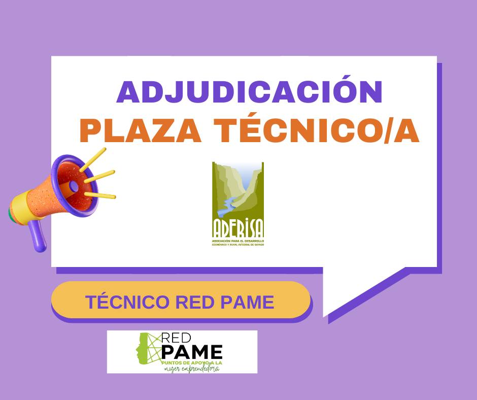 📢 Publicación del Acta de la Comisión de Selección para la Plaza de Técnico/a para la gestión de actuaciones de la Red Rural de puntos de apoyo a la mujer emprendedora (RED-PAME) 2025-2027, por concurso de méritos.
https://www.aderisa.es/mujerrural