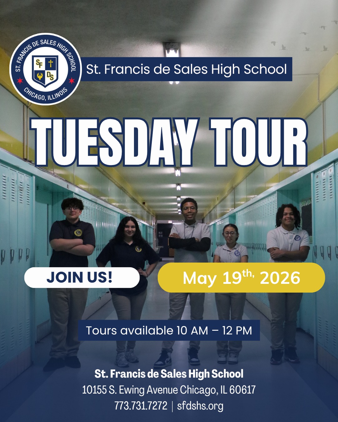 See what makes St. Francis de Sales High School feel like home! Join us Tuesday, May 19 from 10 AM–12 PM for a campus tour and discover where future Pioneers are forged. #SFDS #ForgedHereReadyAnywhere