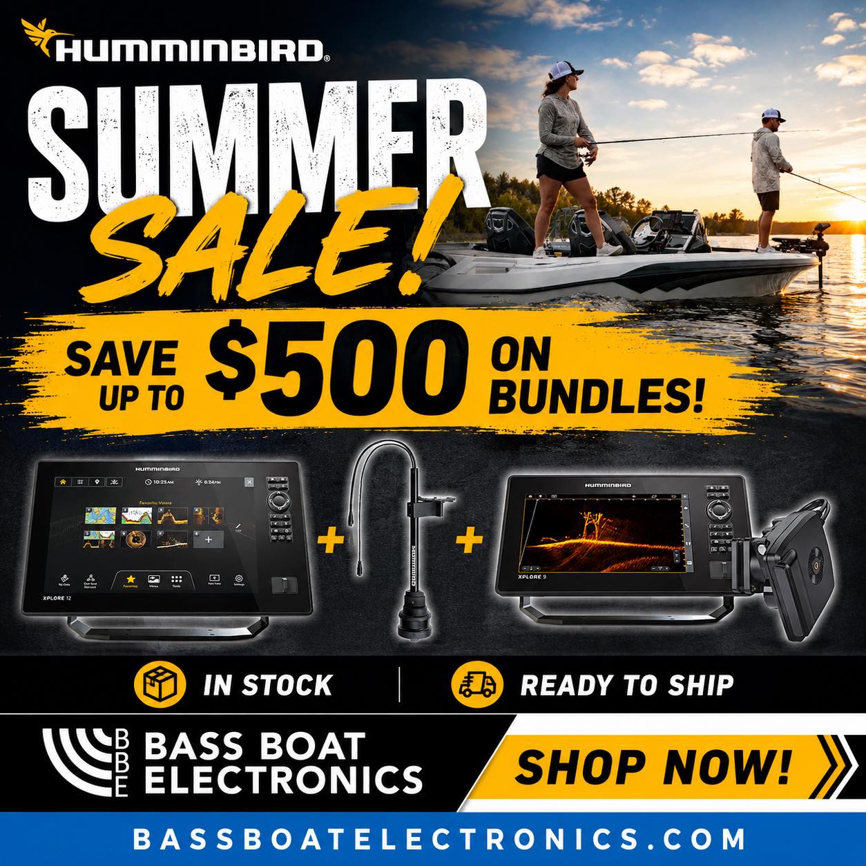 ☀️ HUMMINBIRD SUMMER SALE IS HERE ☀️
Upgrade your electronics and SAVE BIG this season!
💥 Save up to $500 on Humminbird bundles
💥 Mega Live 2, XPLORE, transducers & more
💥 In Stock & Ready to Ship
🛒 Shop now at https://www.bassboatelectronics.com/online-store/Humminbird-c36680029
#Humminbird #SummerSale #BassBoatElectronics #MegaLive2 #XPLORE #BassFishing #FishingElectronics #ForwardFacingSonar