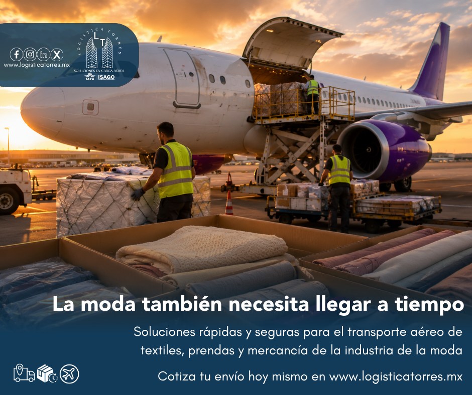 👕✈️📦 La moda también necesita llegar a tiempo.
En Logística Torres ofrecemos soluciones rápidas y seguras para el transporte aéreo de textiles, prendas y mercancía de la industria de la moda.
✅ Manejo seguro de mercancía
✅ Coordinación operativa especializada
✅ Reducción de tiempos de entrega
✅ Atención personalizada para cada envío
Porque sabemos que en el mundo textil, el tiempo también marca tendencia. ⏱️✨
📩 Cotiza con nosotros y mueve tu mercancía con expertos en logística aérea.
.
.
.
.
#Textiles #CargaAérea #LogísticaTorres #Moda #Logística #TransporteAéreo #tucargasegura #tucargasegurayatiempo #logistica #volariscargo #logisticaytransporte #SomosLogisticaTorres #enviosnacionales