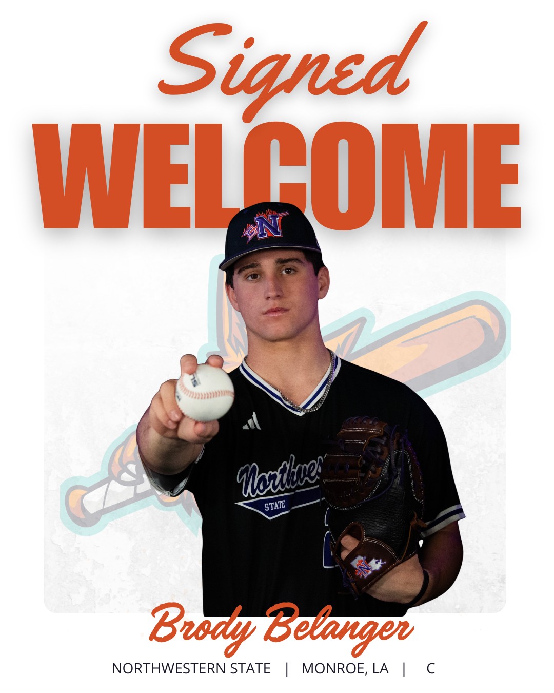 ๐๐๐๐๐๐ฟ๐๏ธ
Welcome to the Foxes, ๐ฝ๐ง๐ค๐๐ฎ ๐ฝ๐๐ก๐๐ฃ๐๐๐ง ๐๐ฆ
Brody is a catcher at Northwestern State University, from Monroe, Louisiana.
We can't wait for your hard work!
#focofoxes // #focobaseball