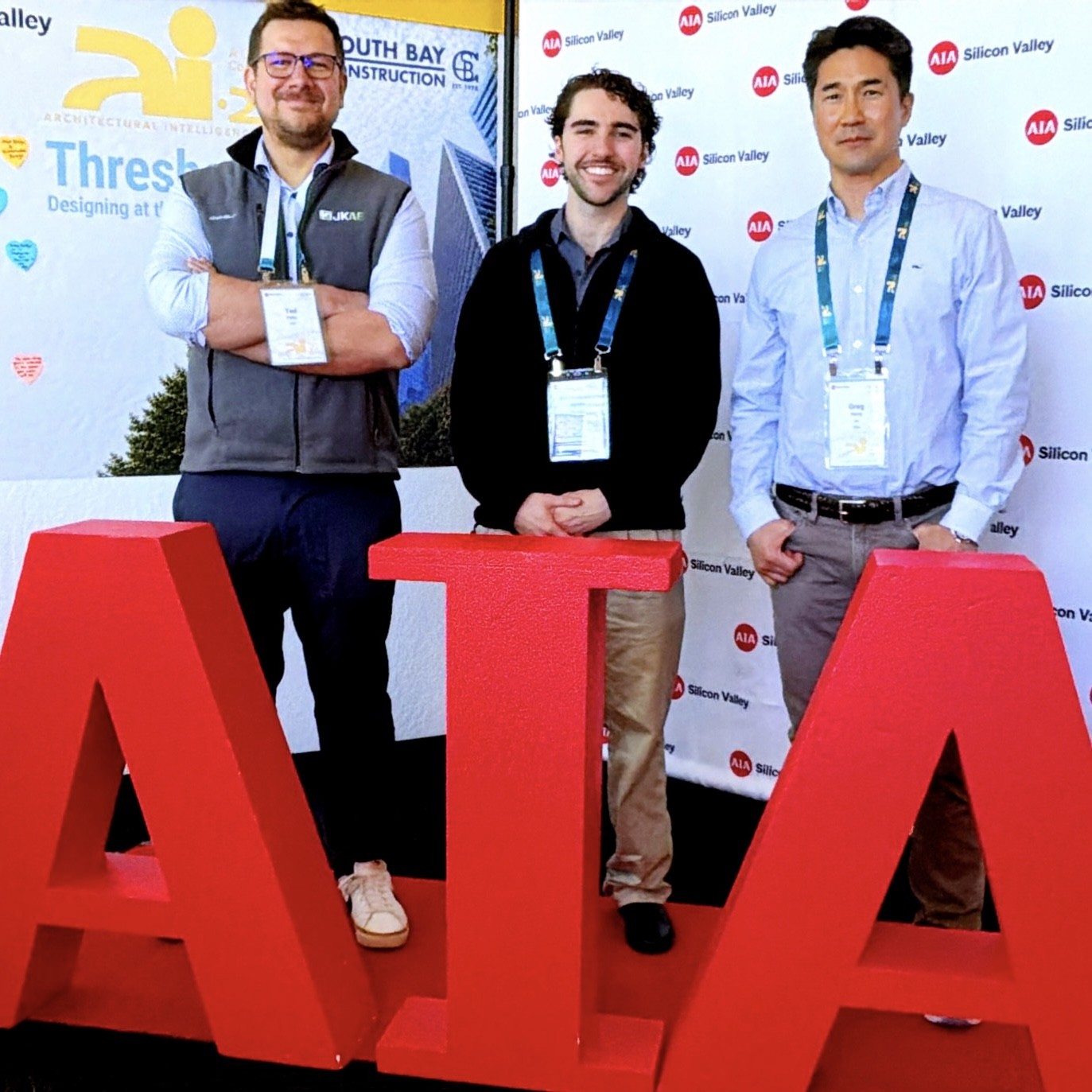 Last week, our team members Greg, Ted and William attended the ai.26 Conference hosted by AIA Silicon Valley!
The event brought together a dynamic lineup of speakers exploring new ways of thinking - from AI, emerging technology and evolving practice models to culture, leadership, and the future of the built environment.
Inspiring conversations and fresh perspectives made for a great day of learning and connection within the industry!
#JKAEDesign #AIASiliconValley #AIA #ai26