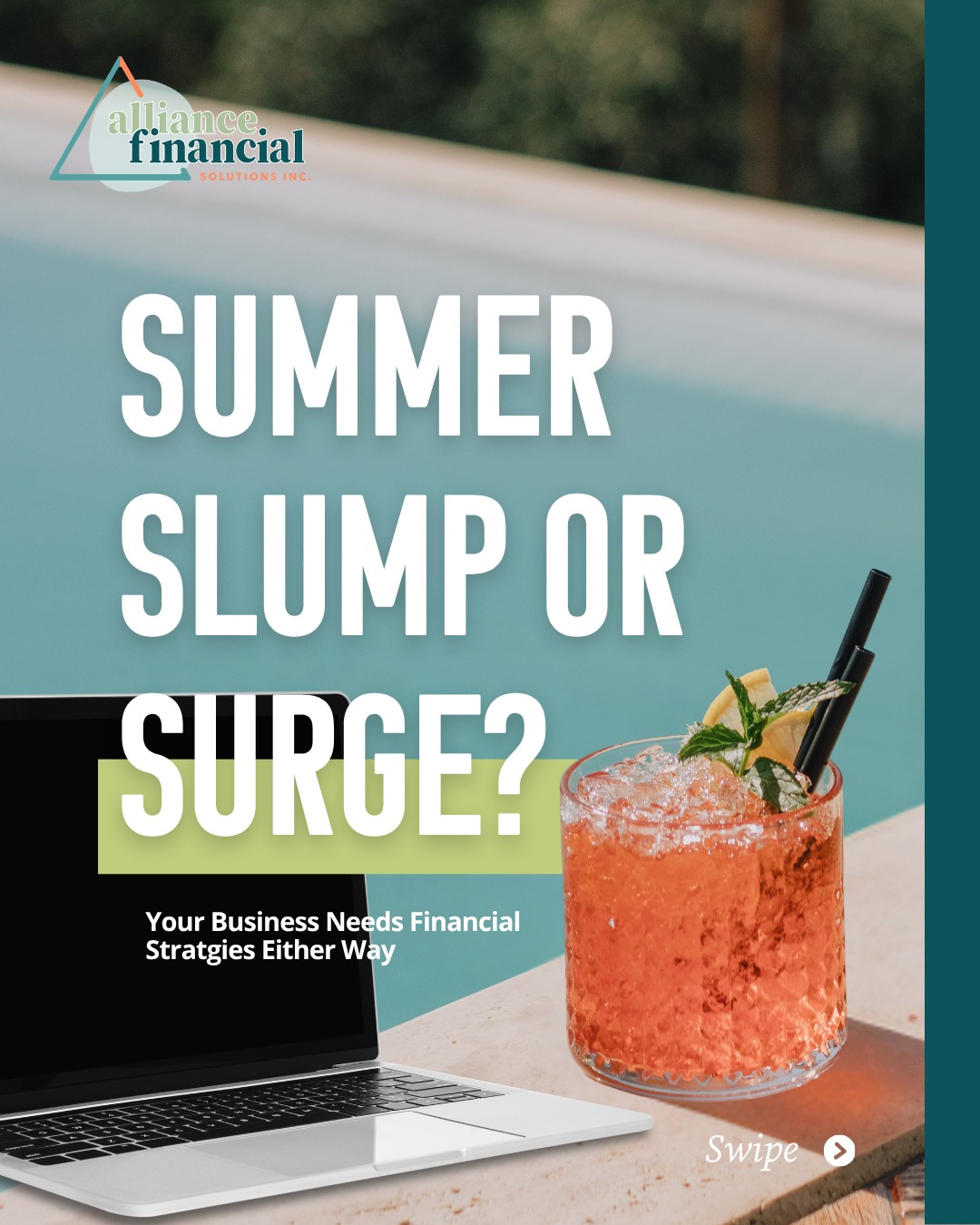 Summer doesn’t look the same for every business. 🏖☀💻
Some slow down.
Others speed up.
But both can create stress if there’s no plan in place.
A slower season needs preparation.
A busy season needs structure.
The goal isn’t to avoid the shift—it’s to be ready for it.
👉 Read the full blog to learn how to prepare for both alliancefinancialinc.com/blog