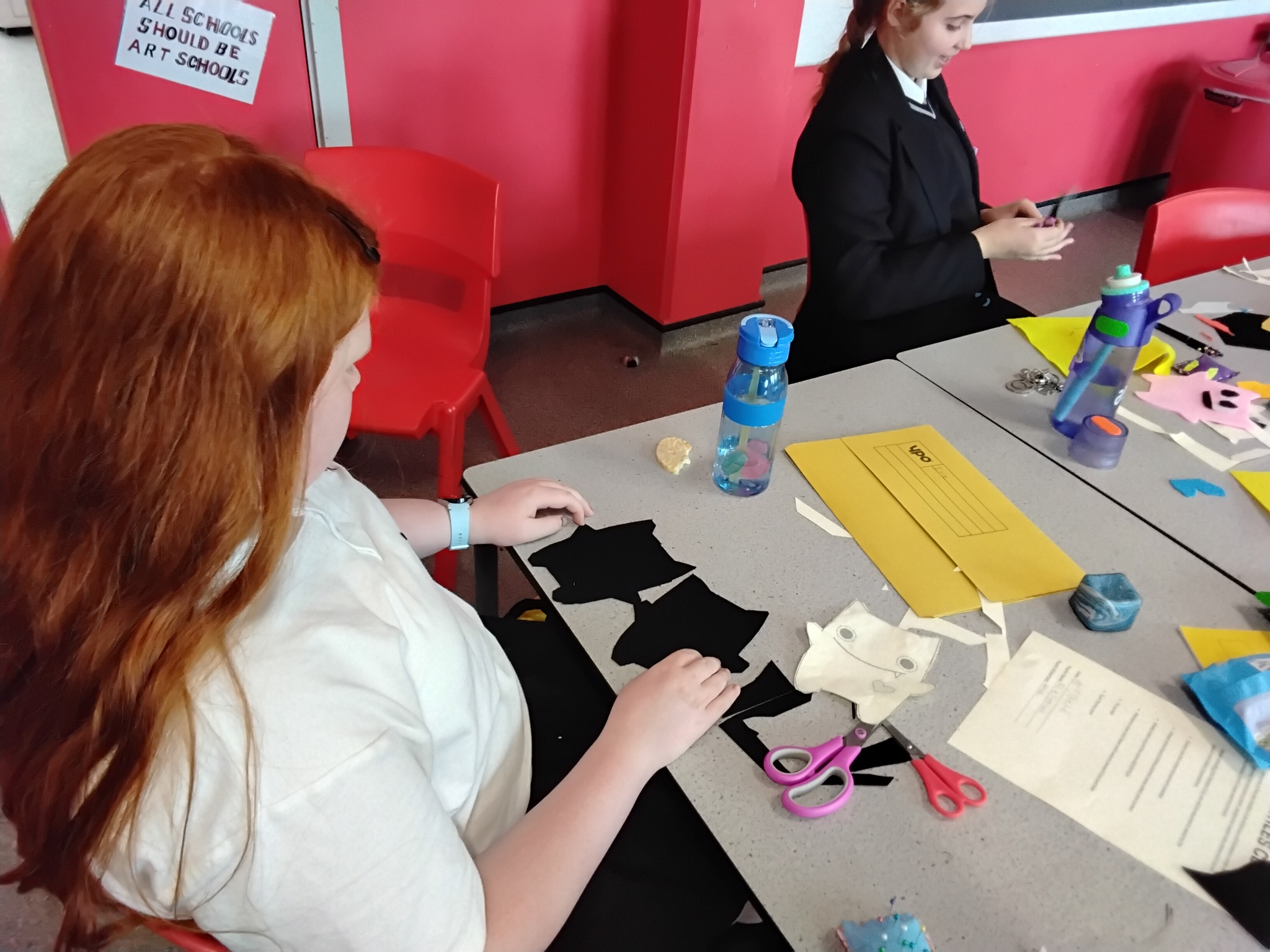 Textile club is a weekly session, with a mixture of Year 7 and Year 8 students. The club involves learning a range of stitching techniques and styles by hand, followed by creating a range of items from pin cushions, ugly dolls, pencil cases and much more. Come along and join us every Tuesday 3:30pm-4:30pm in 1AT1.
#lovelearnlead #putstambrose1st #textilesclub