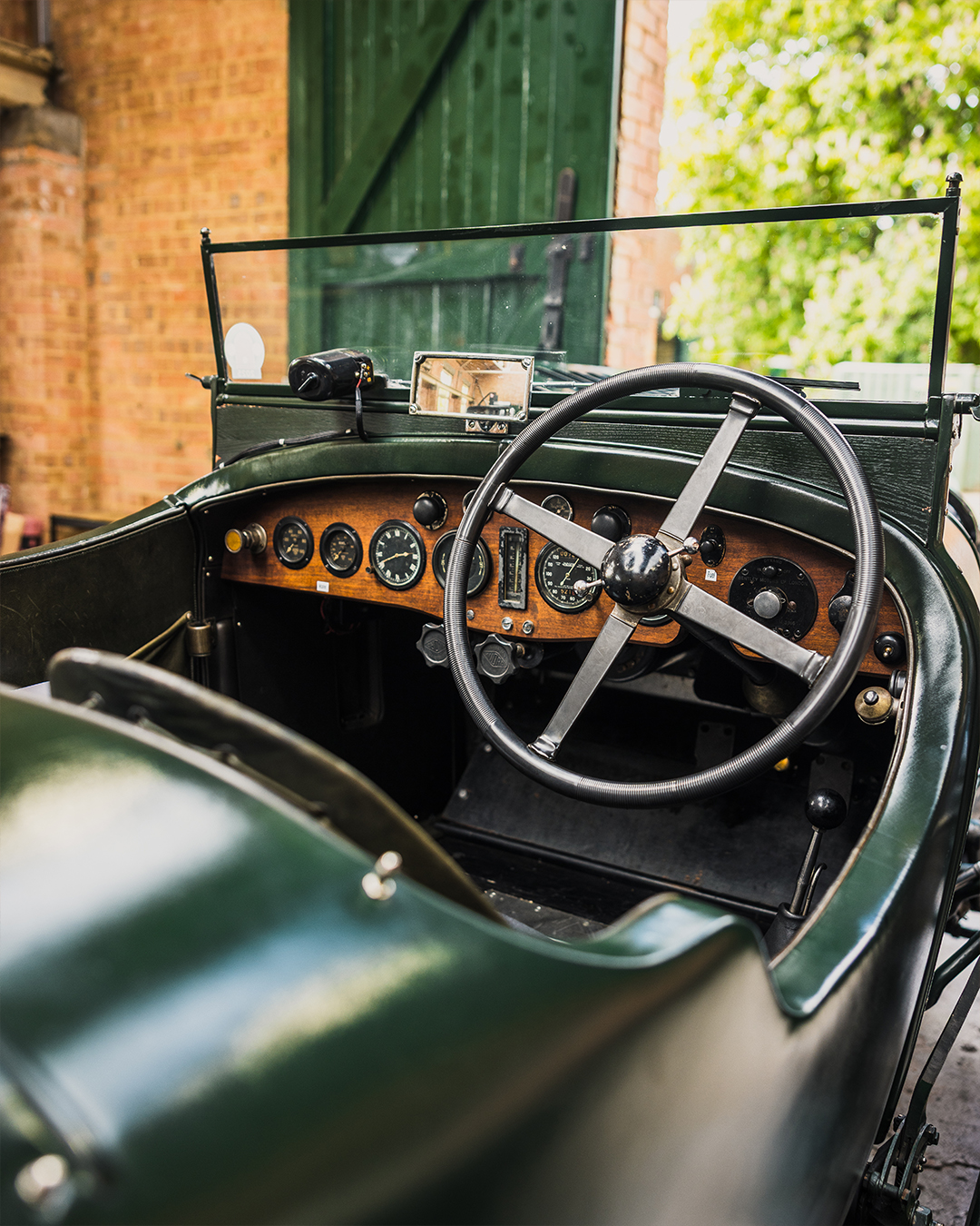 This 1930 Blower Bentley is one of the most original cars of its type. Nicknamed The Green Hornet, it is back at Kingsbury Racing for us to return it to as close to period condition as possible. Fortunately, we have all the factory bodywork in storage from when we restored it for the owner some years ago. Together, we had planned for this to take place at a future date, one that has now arrived.
We are having an increasing number of conversations about sympathetically reversing concours restorations and are ideally resourced to do so. Please get in touch if you wish to discover if this is the correct course of action for your car, whatever its marque.
Keep following Kingsbury Racing’s feeds for periodic updates on The Green Hornet’s progress.