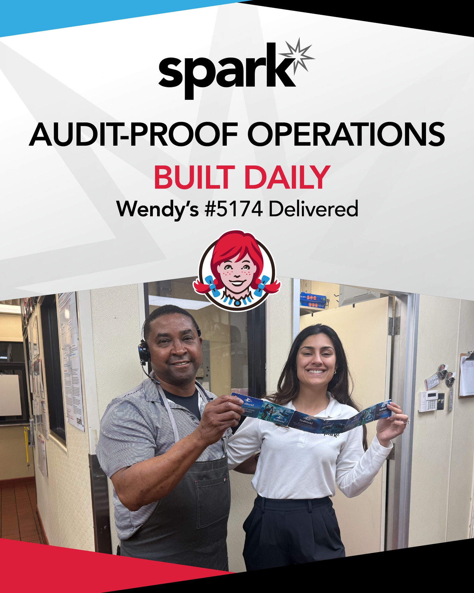 The goal isn’t to pass the visit.
It’s to build operations that are visit-ready at all times.
At our Wendy’s #5174, Ronnie and the team delivered exactly that: an exceptional visit with strong execution of brand standards across the board.
No scrambling. No last-minute fixes.
Just a system doing what it’s designed to do.
Their Training Restaurant recertification reinforces it: this is a team that develops people and sustains performance.
#5174 isn’t preparing for visits. They’re built for them.
Built for consistency. Built for scale.
See how: sparkhou.com
#WinningTeam #OperationalExcellence #RestaurantLife #Leadership #TeamCulture #PeopleFirst #Hospitality #StrongTeams #SparkHouston #TrainingMatters #BuiltForSuccess #LevelUp 🚀