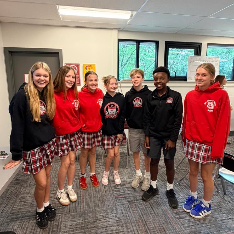 What an exciting and incredibly fun Battle of the Books our middle schoolers had today! The energy, teamwork, and love of reading on display made for such a memorable competition.
Congratulations to all of the students who participated and represented their schools with knowledge, sportsmanship, and enthusiasm. And a big congratulations to St. Clare on their hard-fought win in such a close battle!
We loved hosting St. Clare at STM for this year’s competition, and we are so grateful to the librarians from both schools whose time, dedication, and encouragement made today possible. What a great celebration of reading!
#bookbattle #readingfun #reading #obob #battleofthebooks #catholiceducation #MiddleSchool #stthomasmorecatholicschool #CatholicEducation #PrivateSchoolPortland #CatholicSchoolPortland #PortlandCatholic #StThomasMore