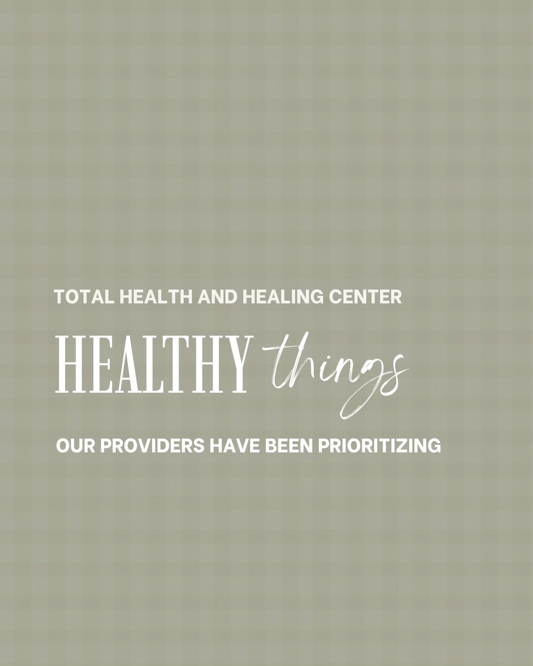 Healthy things lately 🌿
Our providers have been prioritizing the little things that help them feel grounded, nourished, rested, and more like themselves lately. Sometimes wellness isn’t complicated — it’s walks, sleep, snack prep, poetry, fresh air, homemade lattes, and slowing down enough to care for yourself intentionally. What’s one healthy thing you’ve been prioritizing lately?