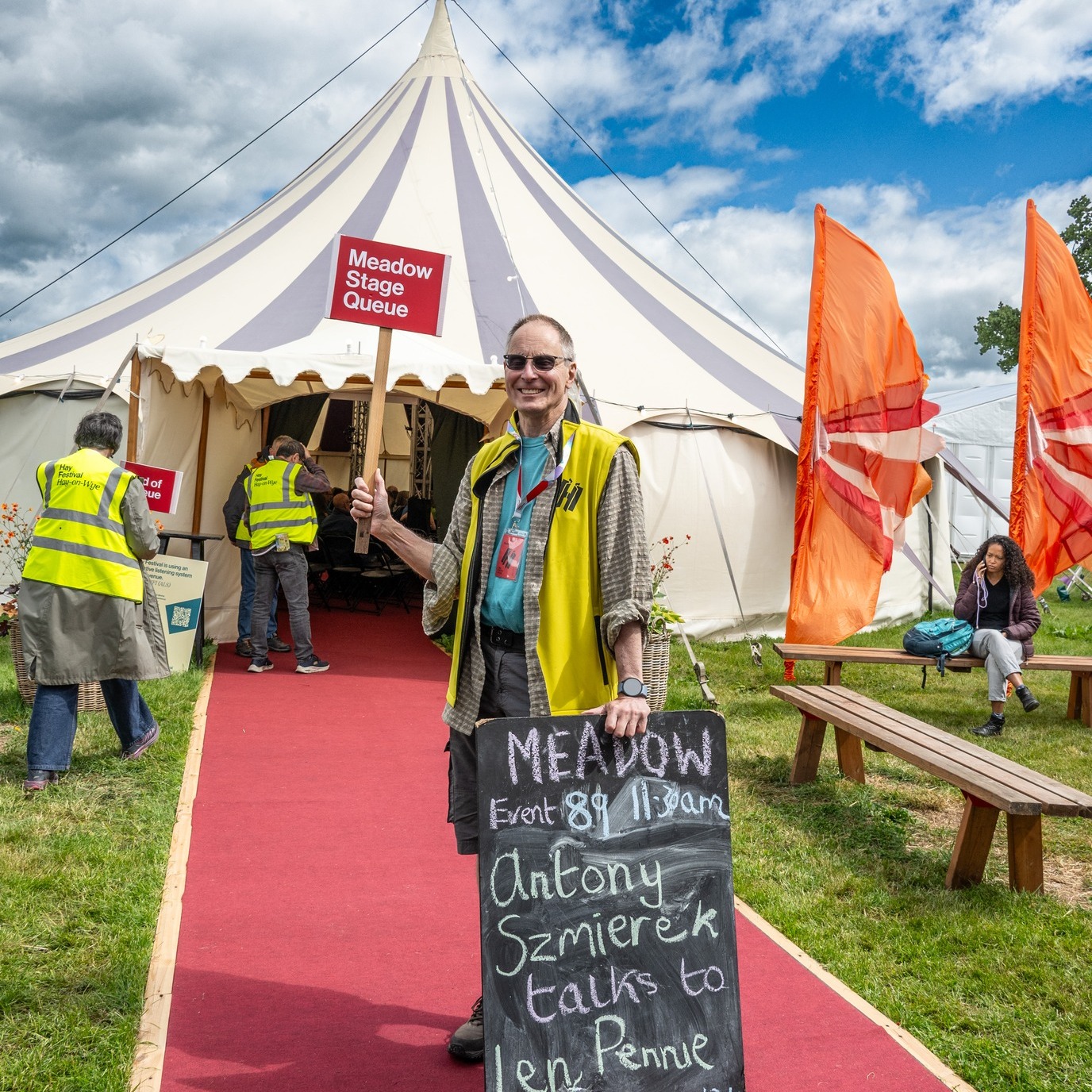 Where Stories Gather By The River…
Hay Festival is happening now.
The streets of Hay-on-Wye are alive with stories, ideas and creativity as one of Wales’ most iconic festivals returns to the heart of Mid Wales.
But Hay is more than a festival town — it is a place unlike anywhere else.
Known around the world as the “Town of Books”, Hay was transformed in the 1960s by the wonderfully eccentric Richard Booth, who filled its streets with second-hand bookshops, moved into Hay Castle, and famously declared himself King of Hay.
Today, bookshops spill out from historic buildings, hidden corners and characterful streets, alongside independent cafés, galleries, pubs and markets. From rare first editions to modern classics, there is something waiting around every corner.
And when the festival is on, the town becomes a celebration of ideas, culture and conversation — the “Woodstock of the Mind”, as Bill Clinton once called it.
Between events, step beyond the festival tents and discover everything Powys has to offer — winding roads through rolling hills, fresh countryside air, welcoming local businesses and landscapes you will not forget.
Where will you explore between festival moments?