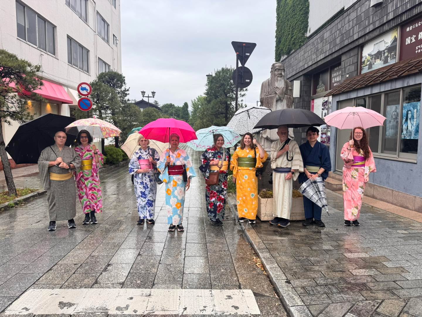 Our group was lucky enough to wear kimonos and visit the Ashikaga Gakko—the oldest school in Japan! How awesome!! #ashikaga #SisterCity #Friendship #SquadGoals #culturalexchangeadventure #Springfield #ThankYouAshikaga #SpringfieldIL #SCAS #kimono #ashikagagakko