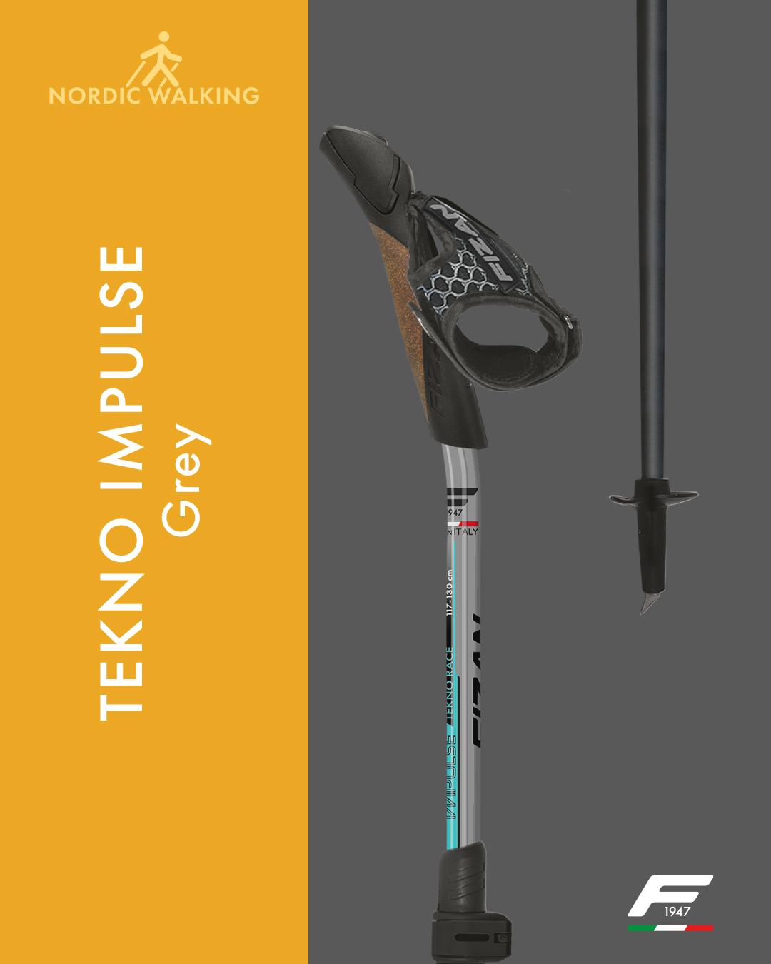 La particolarità dei nostri modelli Impulse è l’angolo di correzione sotto l’impugnatura, studiato per offrire un vantaggio reale rispetto a un classico bastone da nordic walking, migliorando la spinta e l’allineamento del gesto. ll Tekno Impulse è composto da due sezioni: una da 16 mm in alluminio 7075 lucido, con grafica realizzata tramite sublimazione; una da 14 mm in alluminio anodizzato, con misure incise al laser per garantire massima durabilità. La regolazione avviene tramite leva in alluminio, precisa e affidabile. Le misure disponibili sono 107–120 cm e 117–130 cm. L’impugnatura da nordic walking presenta inserti in sughero e un passamano a sgancio rapido in tessuto “air” traspirante. Il puntale è dotato di punta in metallo duro per un’ottima presa sul terreno. Nel packaging sono inclusi i tappi di protezione con rinforzo metallico interno, il libretto di istruzioni per uso e manutenzione e un pratico gadget moschettone.
◾️ 🔹 ◾️ 🔹 ◾️ 🔹 ◾️ 🔹 ◾️ 🔹 ◾️ 🔹 ◾️ 🔹 ◾️ 🔹 ◾️ 🔹 ◾️ 🔹
The distinctive feature of our Impulse models is the angle correction under the grip, designed to offer a real advantage over a traditional Nordic walking pole, improving thrust and alignment. The Tekno Impulse is composed of two sections: a 16 mm section in polished 7075 aluminum with sublimation graphics; a 14 mm section in anodized aluminum with laser-engraved measurements to ensure maximum durability. Adjustment is via a precise and reliable aluminum lever. Available lengths are 107–120 cm and 117–130 cm. The Nordic walking grip features cork inserts and a quick-release strap in breathable “air” fabric. The tip is equipped with a carbide tip for excellent grip on the ground. The package includes protective caps with internal metal reinforcement, an instruction manual for use and maintenance, and a handy carabiner gadget.
#model #impulse #tekno #fizan #nordic #nordicwalking #grey #poles #style