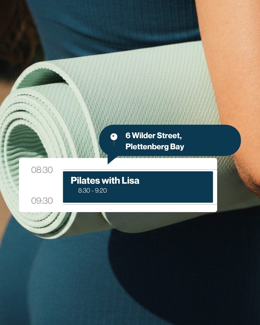 Don't forget you have Pilates this morning!
8:30am - Wilder Street, Plettenberg Bay
I'll see you there.
#Inspiredmovement #plettenbergbay #plettpilates #pilatesinplett