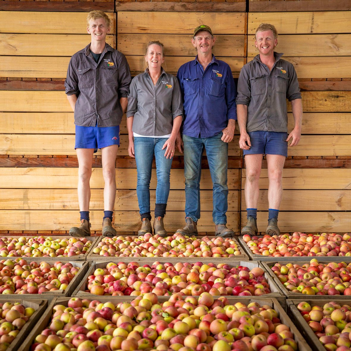 🍎 Behind every Southern Forests apple is a story that stretches far beyond the orchard rows.
For the Fox family in Pemberton, farming is more than a profession, it is generations of early mornings, changing seasons, shared knowledge and a deep connection to the land they call home.
Michael and Kaye Fox have spent decades building the family orchard, alongside sons Mat and Trent, continuing the family legacy while embracing the changes needed for modern farming and the next generation ahead.
It’s families like the Foxs who help give the Southern Forests its character, producing quality produce while keeping the region’s rich farming history alive. 🍏
Step behind the orchard rows and read more about the Fox family’s story via the link in bio.
Photography by @craigkinderfood for Genuinely Southern Forests
#GenFresh #GenuinelySouthernForests #SouthernForestsWA #PembertonWA #WAApples