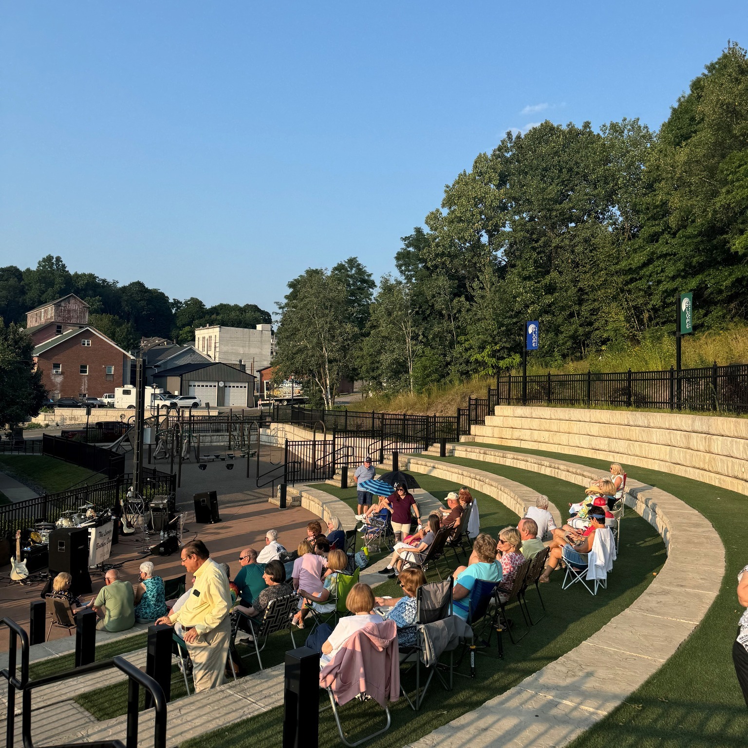 Live music, warm summer evenings, and community fun are back at the Slope Amphitheater!
Our FREE Sounds of Summer concert series kicks off June 26th with The Luongo Brothers bringing an evening full of classic covers and crowd favorites from 6PM–8PM.
Grab your lawn chair or blanket and join us behind the Pittston Memorial Library for a fun and relaxing night outdoors.
📍 Slope Amphitheater | 47 Broad Street, Pittston
🎵 Free admission