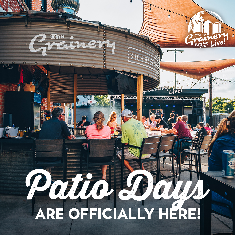 THE PATIO IS OPEN! ☀️ Here’s to good food, live music, and the best summer vibes. 🍻
#patio #livemusic #thegrainery #plaincity #columbus