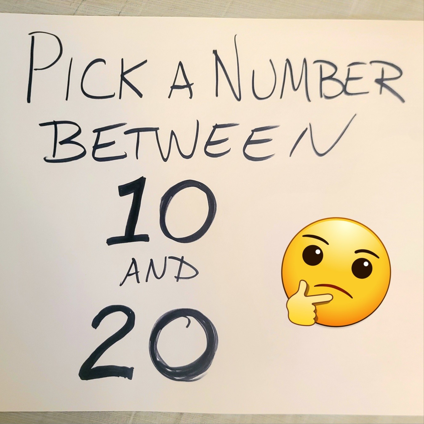 Let's play a game and the results will impact how we do things this summer. Confused? You'll find out on June 1st!
The number with the most picks/likes/etc will win!