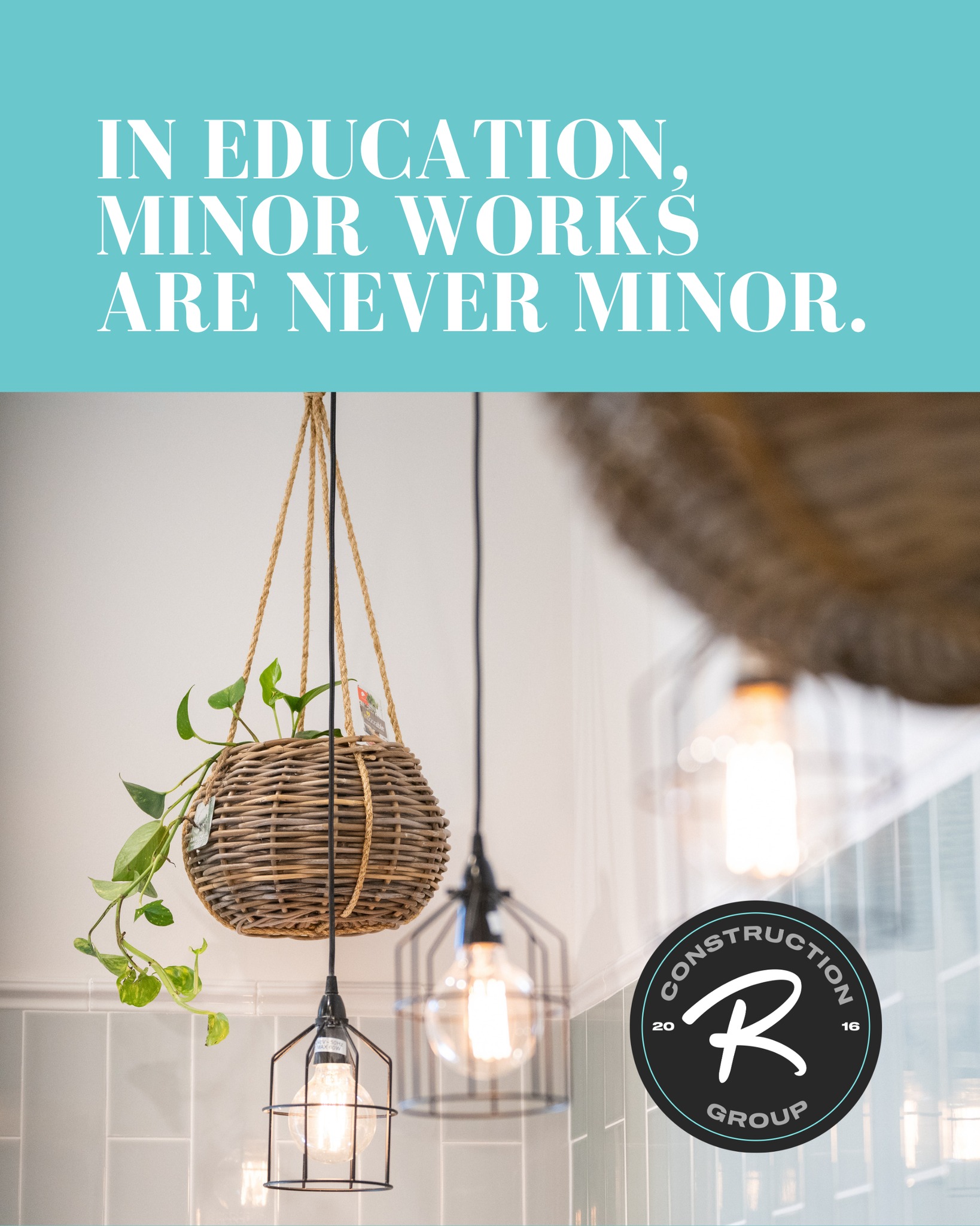 In education environments, Minor Works are never minor.
Schools require works delivered with absolute care — for students,
teachers, staff, and everyone on site.
Our team works around live school operations.
Staged delivery. Holiday period scheduling. Zero disruption to learning.
With internal trade services, we maintain direct control over safety,
quality and response times — particularly important in live environments.
For asset managers: compliance, consistency, reduced risk.
For on-site teams: builders who understand how schools actually work.
If you manage education facilities and want Minor Works delivered
properly in 2026, we'd love to hear from you.