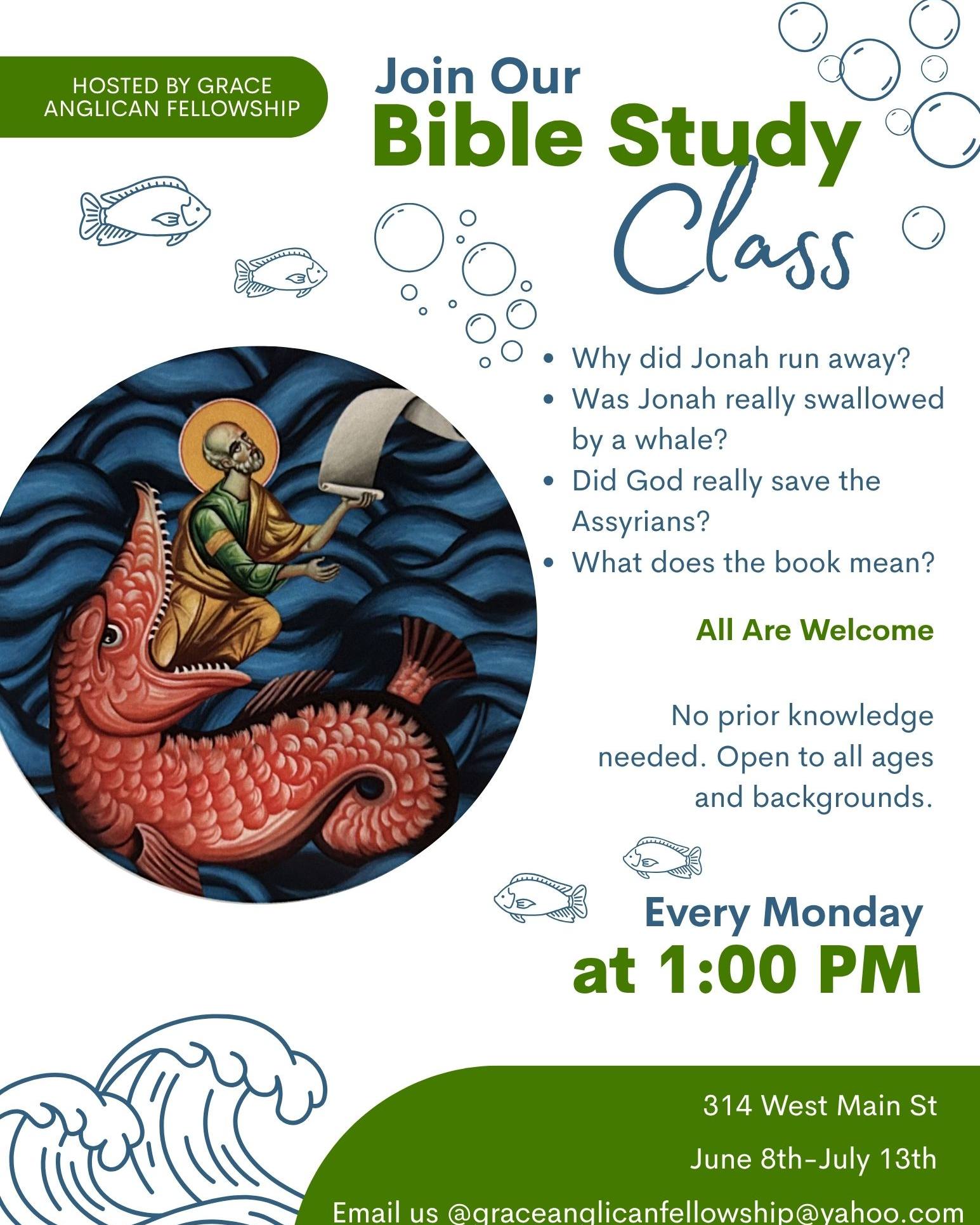 This class is perfect for summer! It is is a short book which makes for a perfect 6 week study and it is basically beach themed?! It is very hot and he gets swallowed by a whale. Okay maybe that is a stretch but you should join our Bible study that starts on June 8th at 1pm! 🐋 🏝 ☀️ #jonah #biblestudy #summerclass