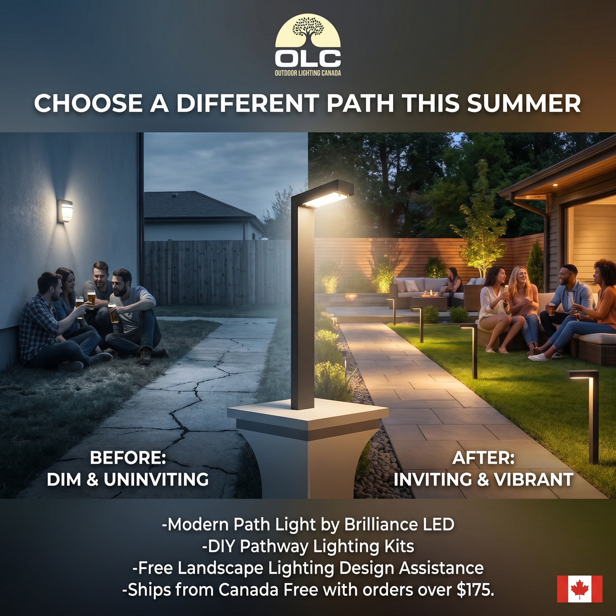 Make your next backyard get together something to remember with a Landscape Lighting system from Outdoor Lighting Canada. Install a professional looking system in an afternoon and start enjoying a new outdoor experience in your own backyard.
🔆DIY Kits for Paths, Gardens, Decks, and more!
🔆WIFI controlled systems for anywhere control.
🔆Free Shipping on orders over $175
#Landscapelighting #PathLighting #backyardlighting
