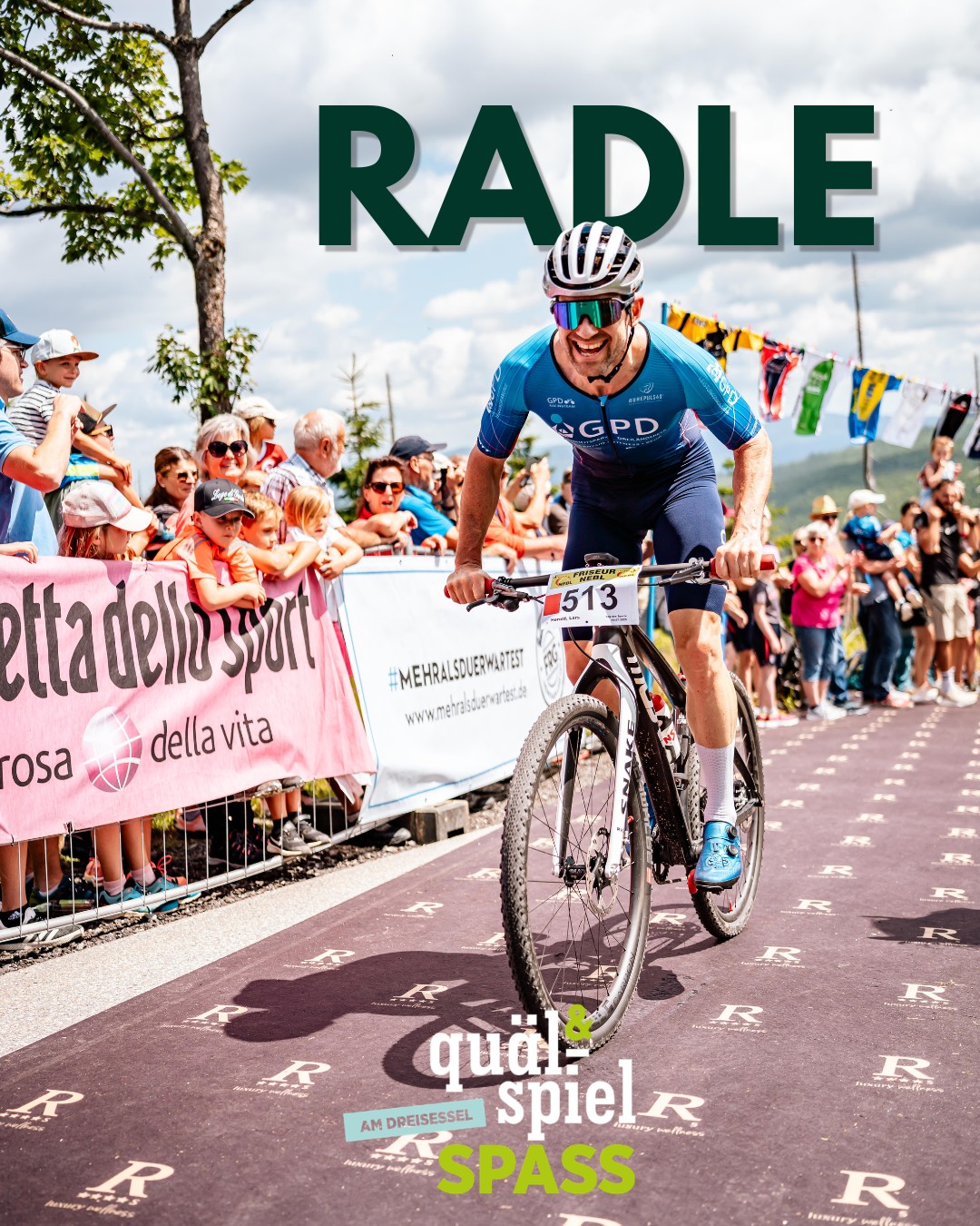 RADLE auf den Dreisessel 🚲
und sei beim Quälspaß mit dabei!🔥
🗓 18.07.2026 ⏰️ 12 Uhr
Jetzt anmelden ✅️
Für weitere Infos folgt gerne dem Link in der Bio!👈
#tagdessports #dreisesselgemeinde #quälspass #quälspassamdreisessel #dreisesselberg #dreisessel #spielspass #kidsrace #racenight #laufen #mtb #walken #bergrennen #SportEvent2026