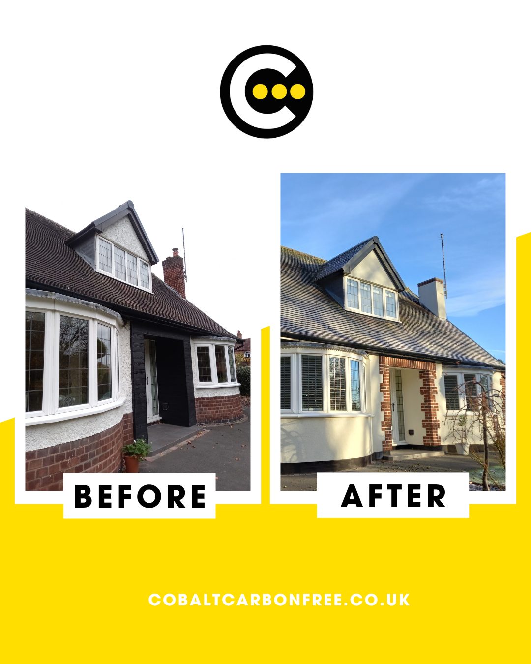 This transformation shows how External Wall Insulation can completely refresh a property while improving comfort and energy efficiency.
The original home felt dark and dated, with heavy brickwork and an imposing black door surround. By installing External Wall Insulation and finishing the property with a bright, clean render and brick slip detailing around the entrance, we've created a lighter, more welcoming appearance that still reflects the original style of the home and the surrounding village.
But the benefits go far beyond kerb appeal:
β
Improved energy efficiency
β
Reduced heat loss
β
A warmer, more comfortable home
β
Lower energy bills
β
A refreshed, modern appearance
A great example of how you can enhance a home's character while making it more comfortable and cost-effective to run π€© win-win
#homeinnovation #comfortablycoolhomes #homesfitforthefuture #insulationexperts